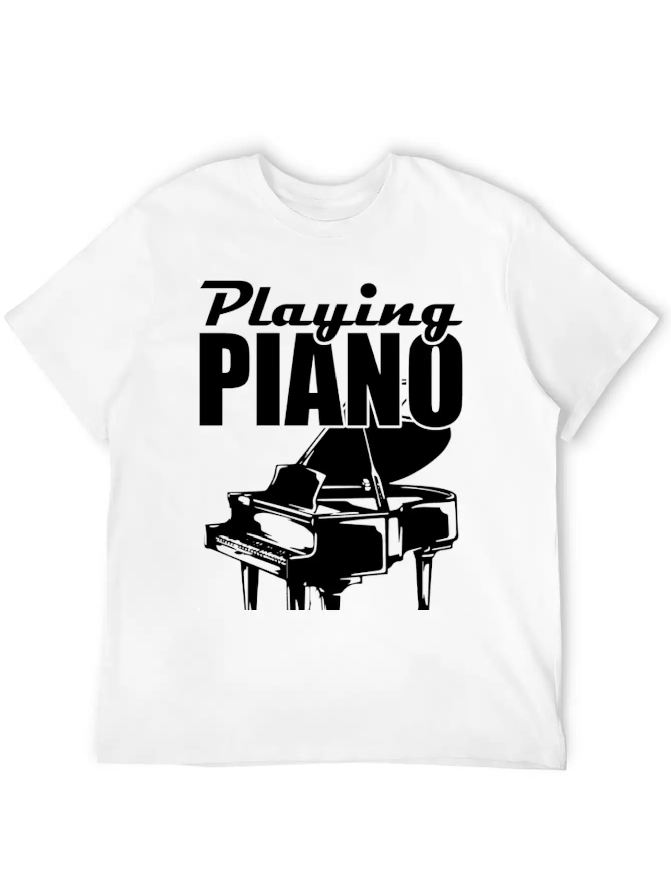 Piano Music Instrument Timeless Short Sleeve Tee – Comfy And Minimalist Design