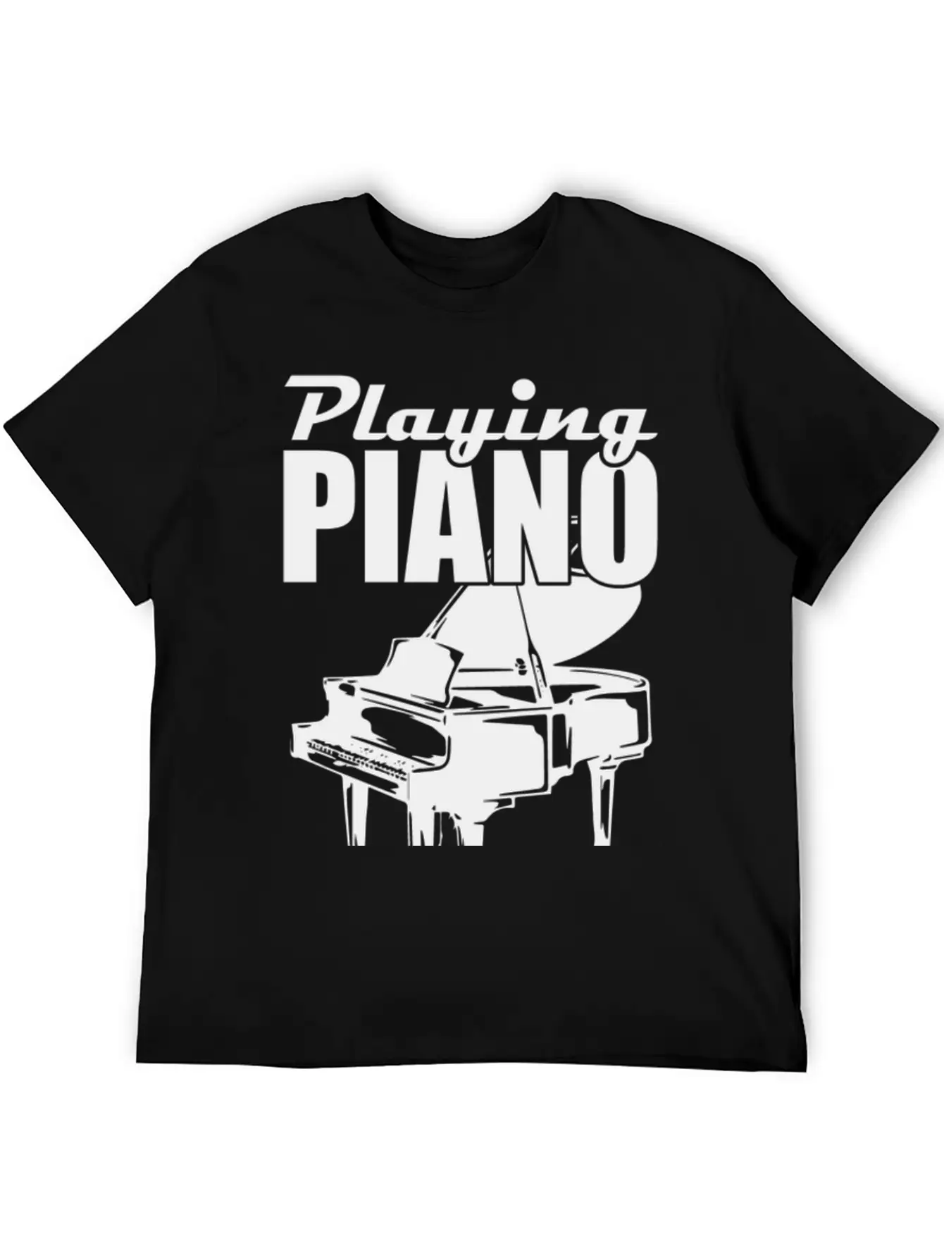 Piano Music Instrument Timeless Short Sleeve Tee – Comfy And Minimalist Design