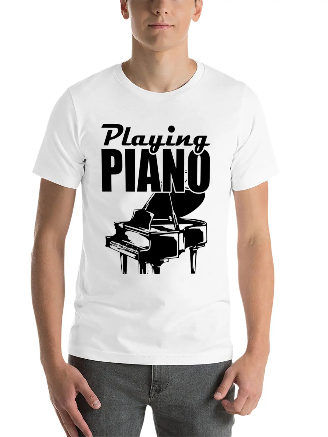Piano Music Instrument Timeless Short Sleeve Tee – Comfy And Minimalist Design