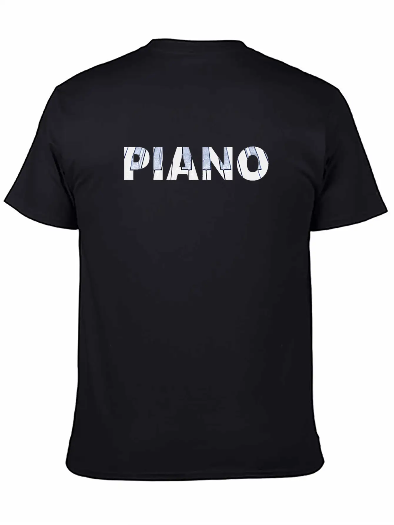 PIANO Music Keyboard Design Essential Unisex Summer Tee – Soft Cotton Casual Fit