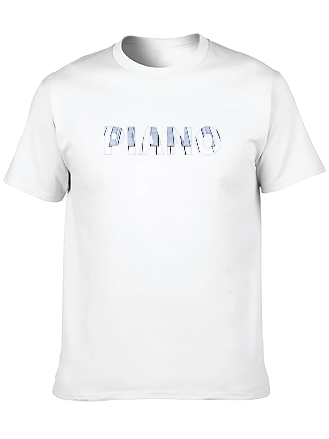 PIANO Music Keyboard Design Essential Unisex Summer Tee – Soft Cotton Casual Fit