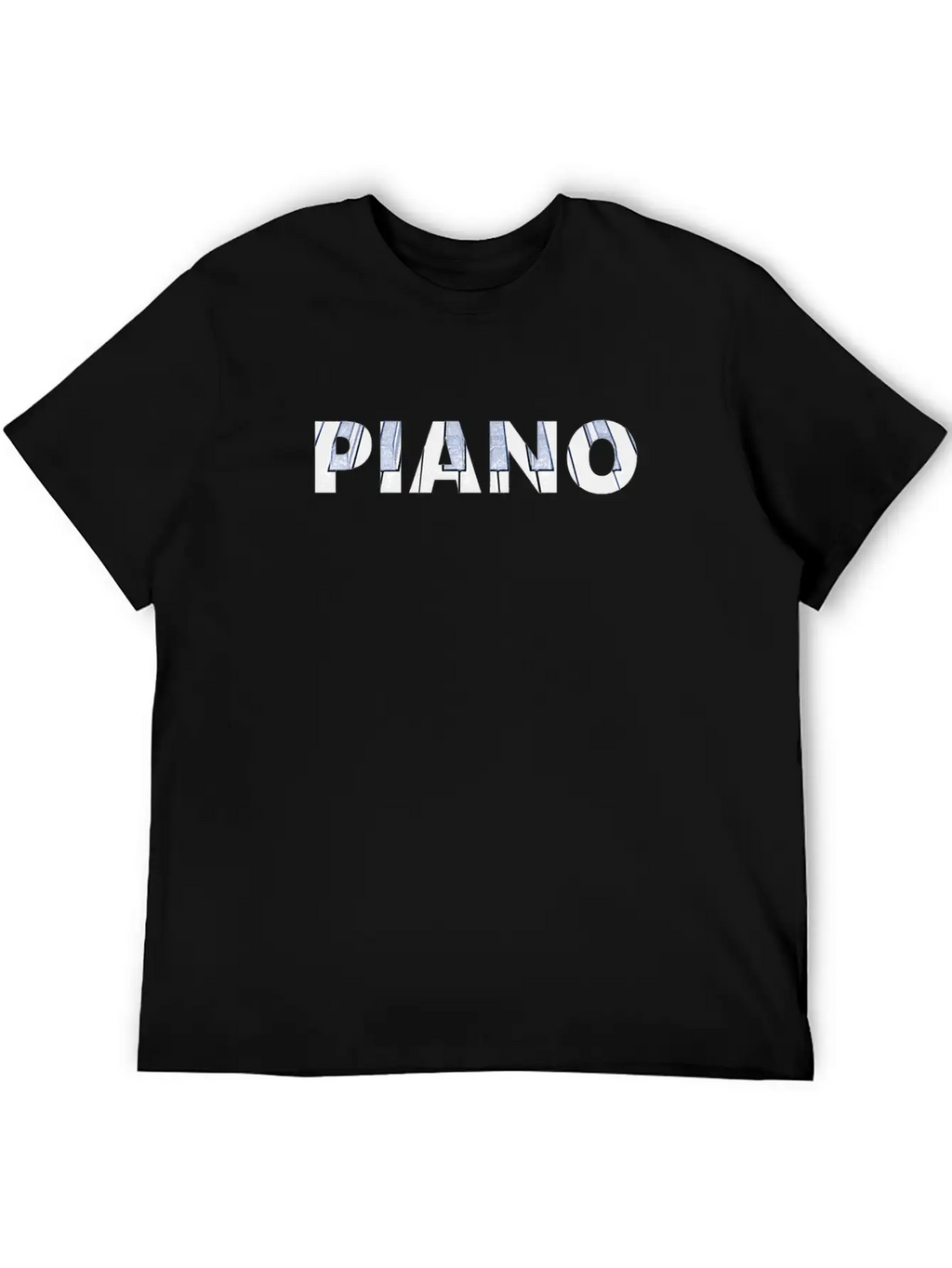 PIANO Music Keyboard Design Essential Unisex Summer Tee – Soft Cotton Casual Fit