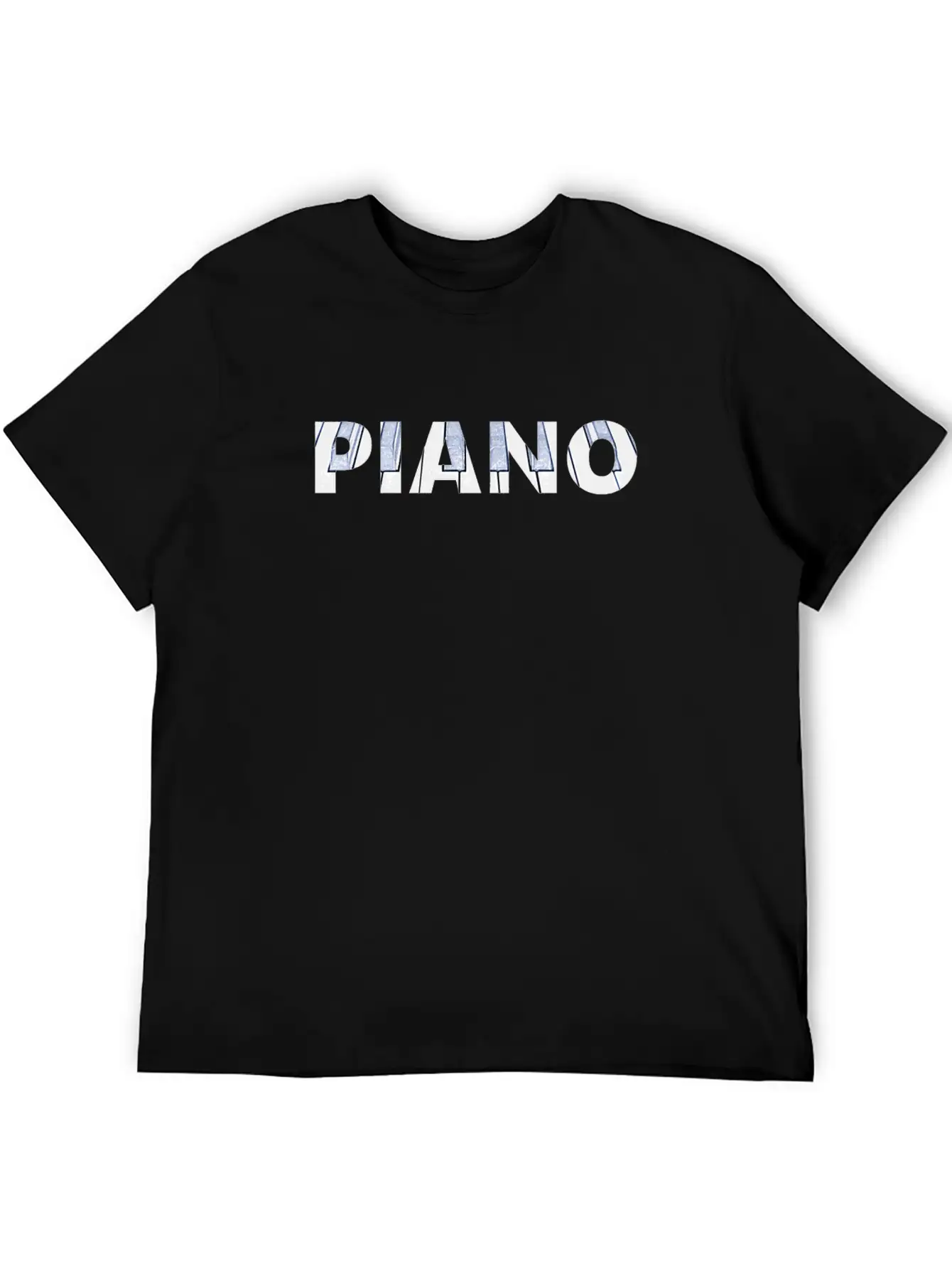 PIANO Music Keyboard Design Essential Unisex Summer Tee – Soft Cotton Casual Fit