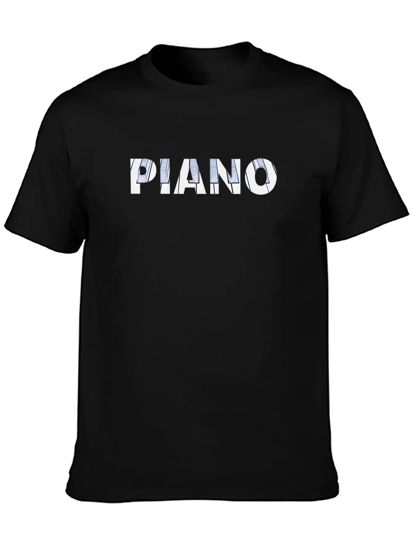 PIANO Music Keyboard Design Essential Unisex Summer Tee – Soft Cotton Casual Fit