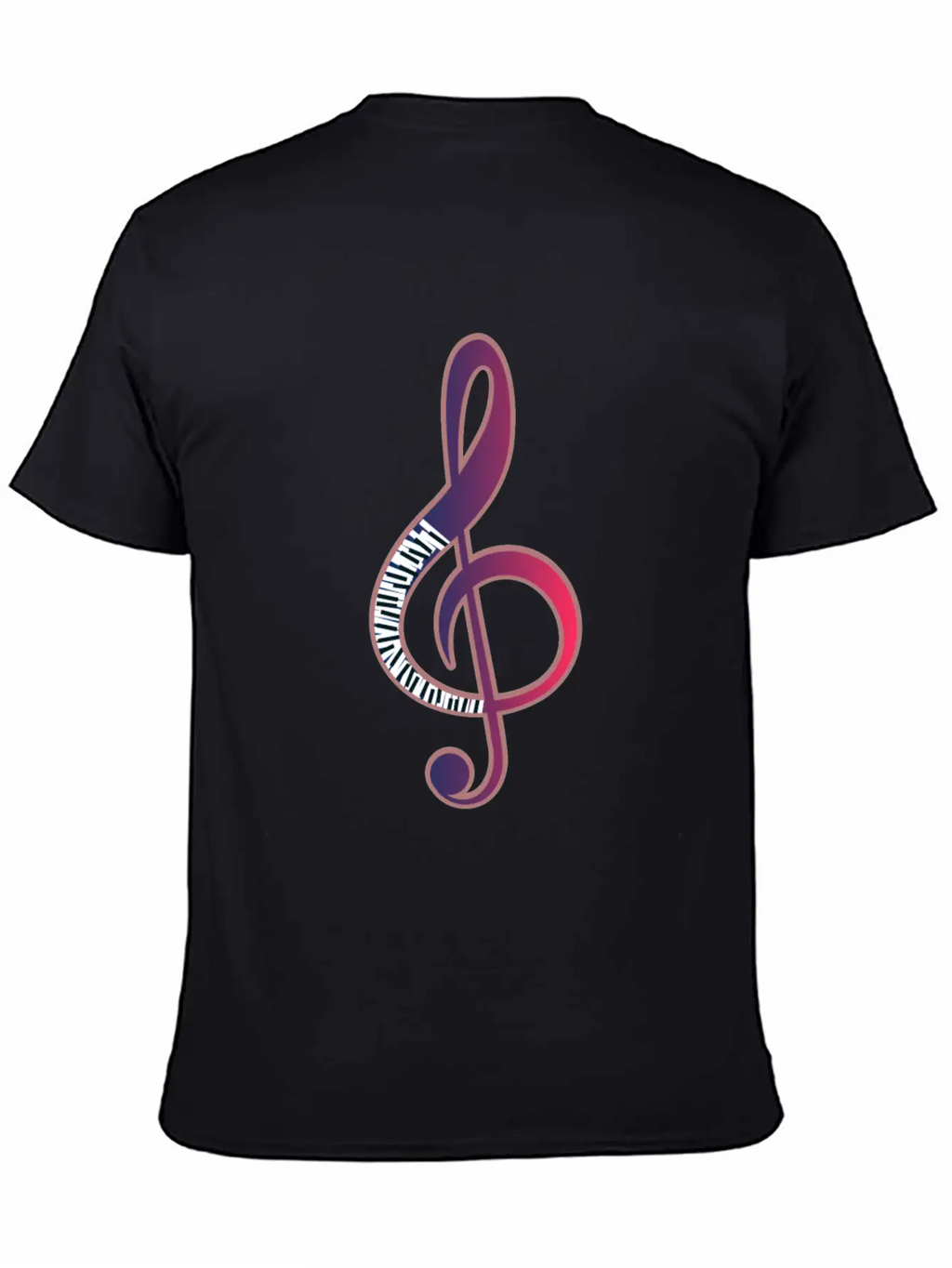 Piano Music Note Musician Pianist Gift Basic Graphic T-Shirt – Daily Comfort In Soft Cotton