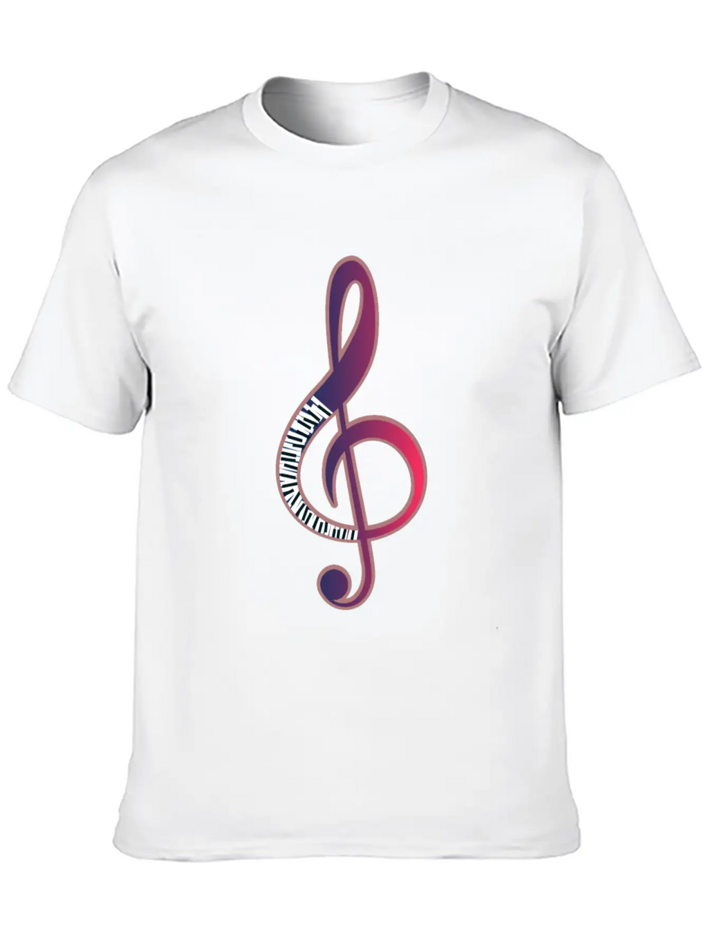 Piano Music Note Musician Pianist Gift Basic Graphic T-Shirt – Daily Comfort In Soft Cotton