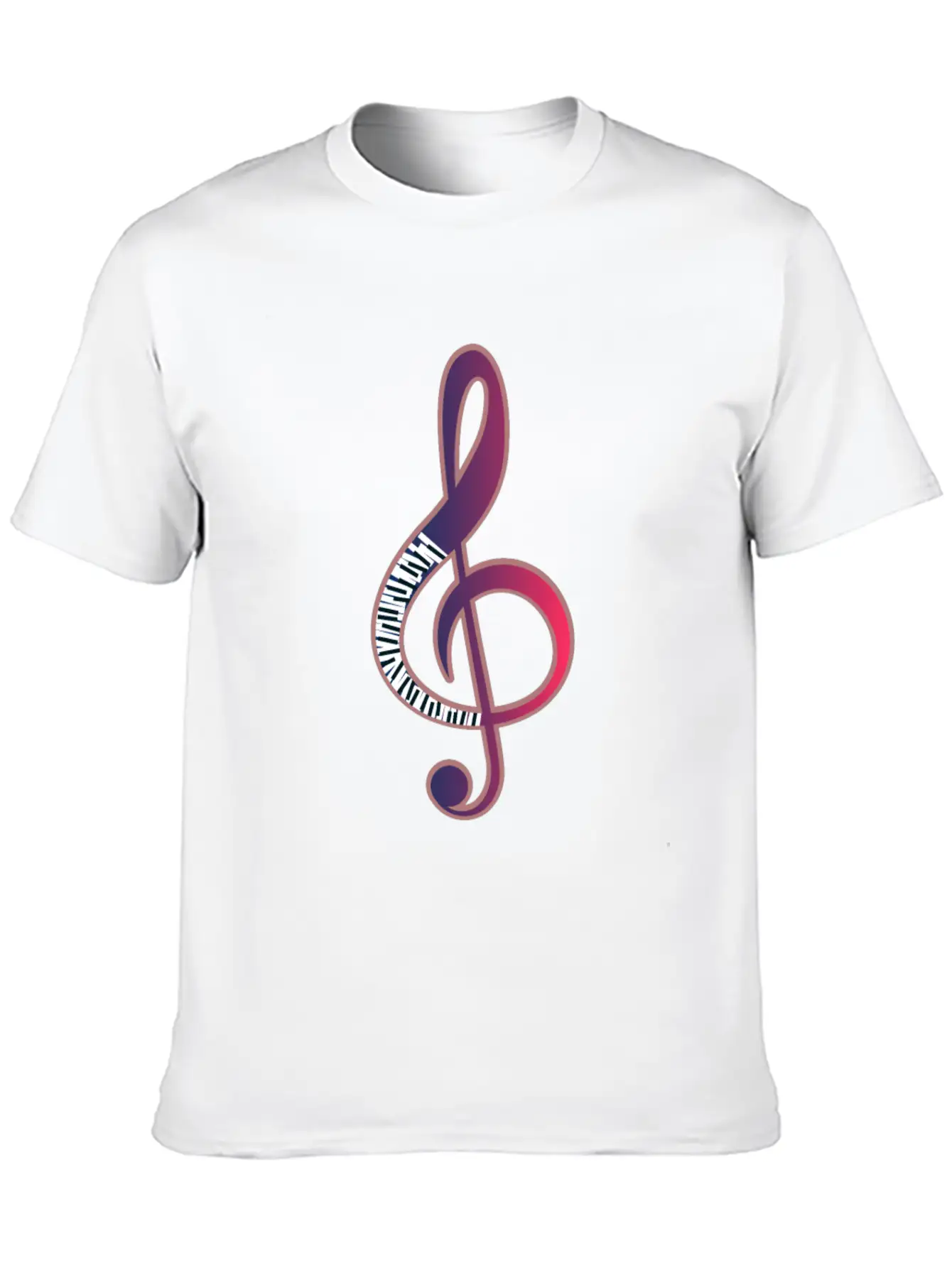 Piano Music Note Musician Pianist Gift Basic Graphic T-Shirt – Daily Comfort In Soft Cotton