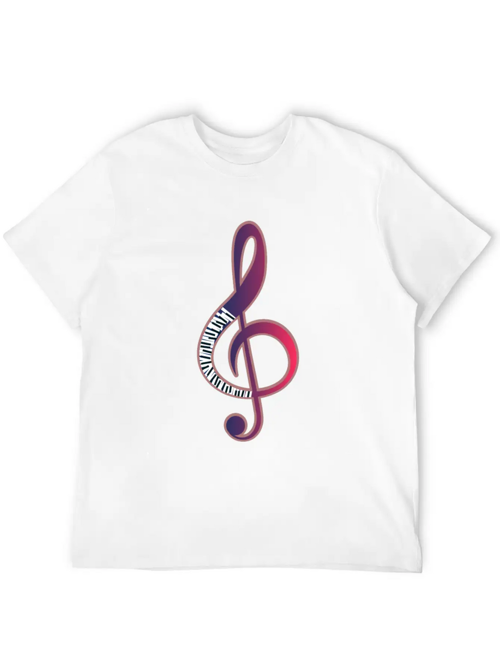 Piano Music Note Musician Pianist Gift Basic Graphic T-Shirt – Daily Comfort In Soft Cotton
