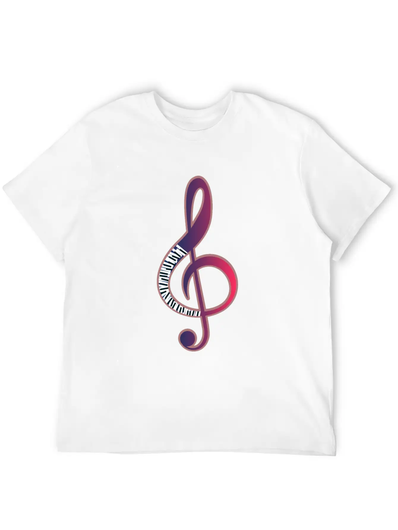 Piano Music Note Musician Pianist Gift Basic Graphic T-Shirt – Daily Comfort In Soft Cotton