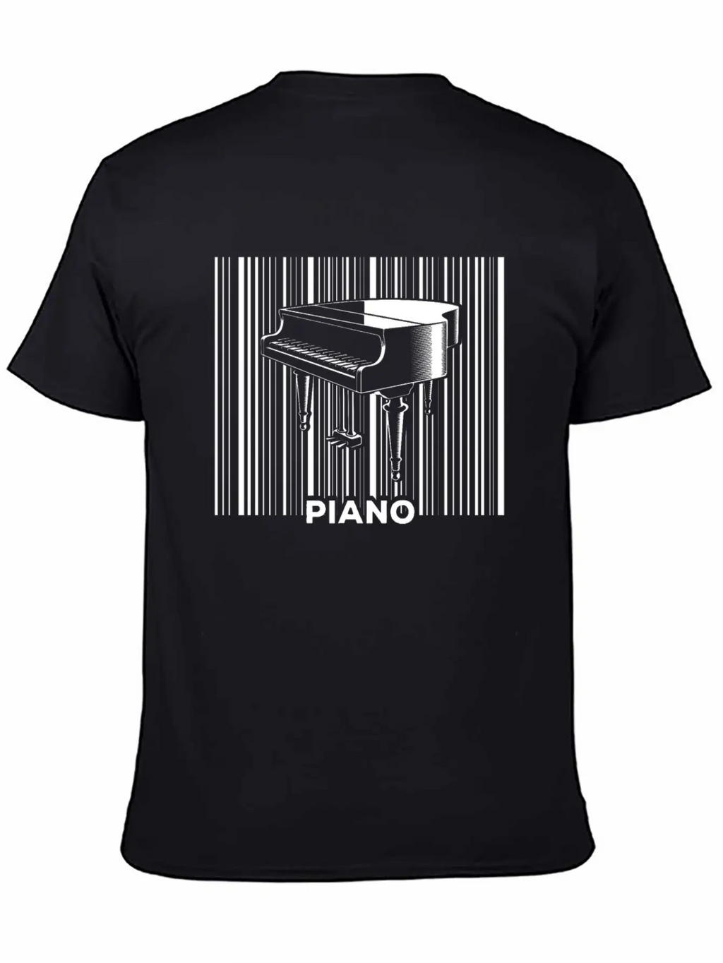 Piano Musician Pianist Keyboard Breathable Soft Cotton T-Shirt – Timeless Casual Look