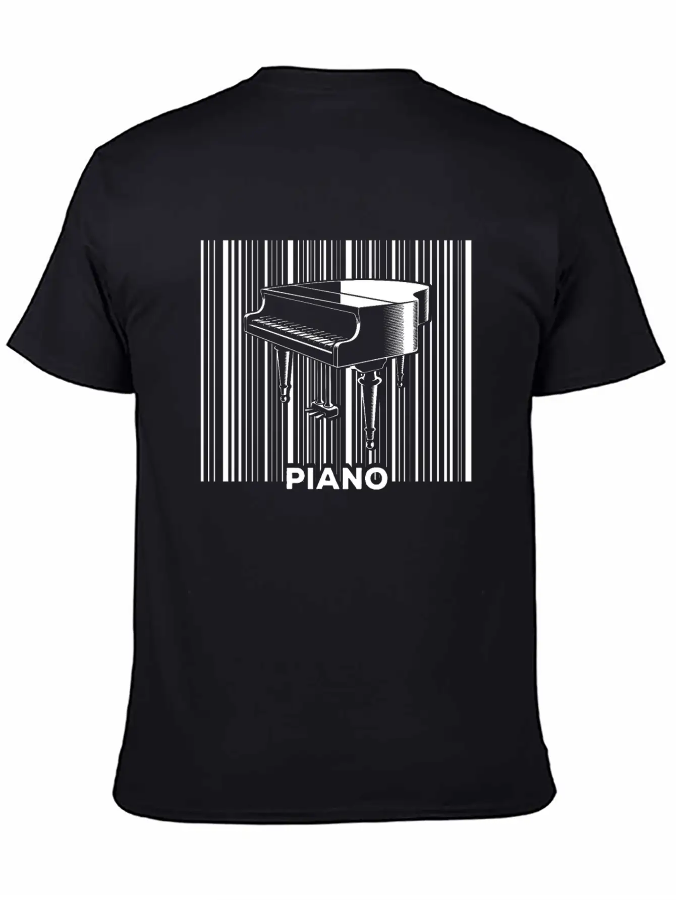 Piano Musician Pianist Keyboard Breathable Soft Cotton T-Shirt – Timeless Casual Look