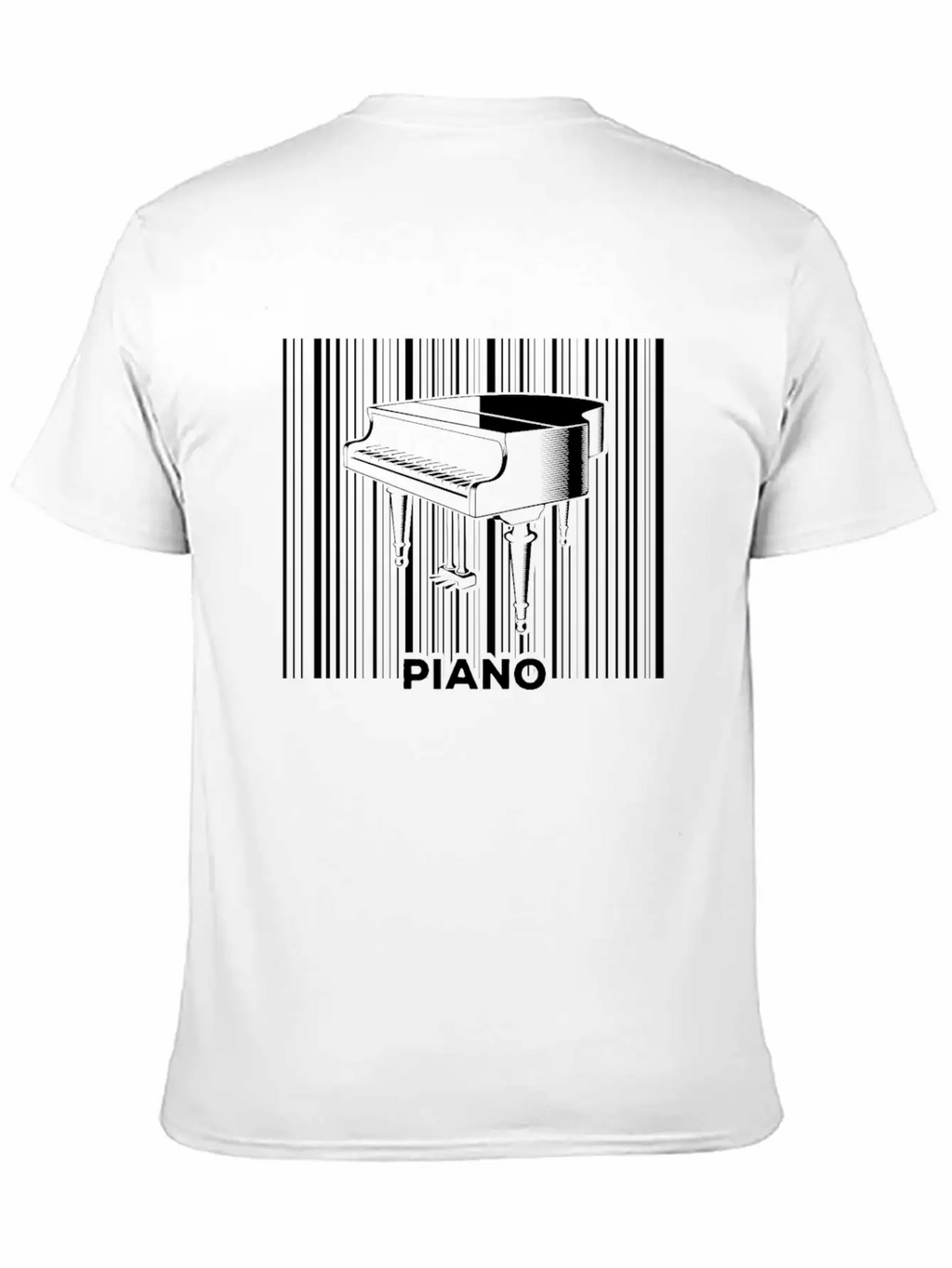 Piano Musician Pianist Keyboard Breathable Soft Cotton T-Shirt – Timeless Casual Look