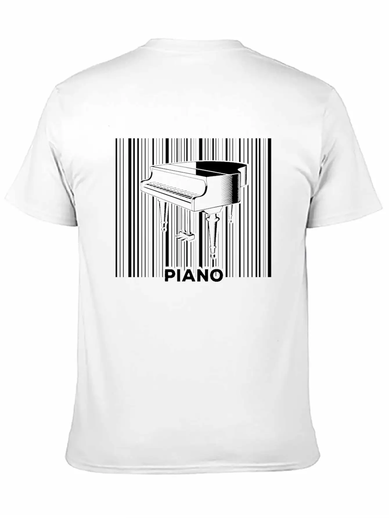 Piano Musician Pianist Keyboard Breathable Soft Cotton T-Shirt – Timeless Casual Look