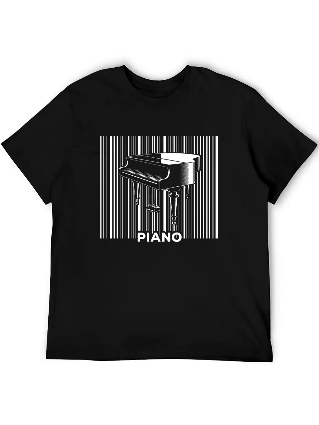Piano Musician Pianist Keyboard Breathable Soft Cotton T-Shirt – Timeless Casual Look