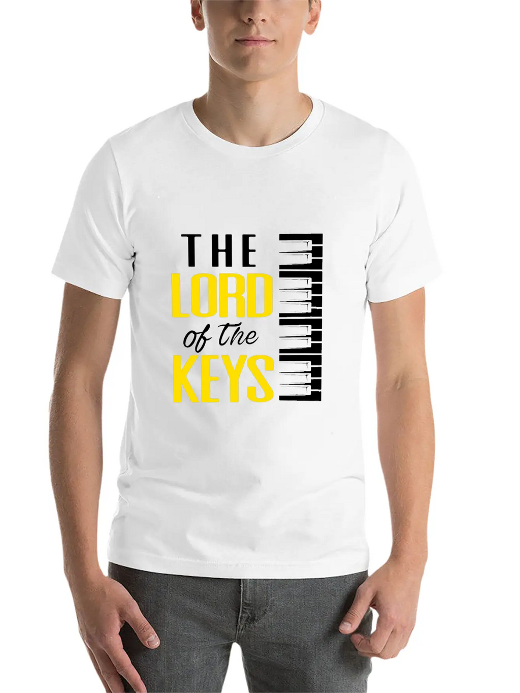 Piano Pianist Classical Music Instrument Composer Stylish Everyday T-Shirt – Unisex Basic Cotton Tee