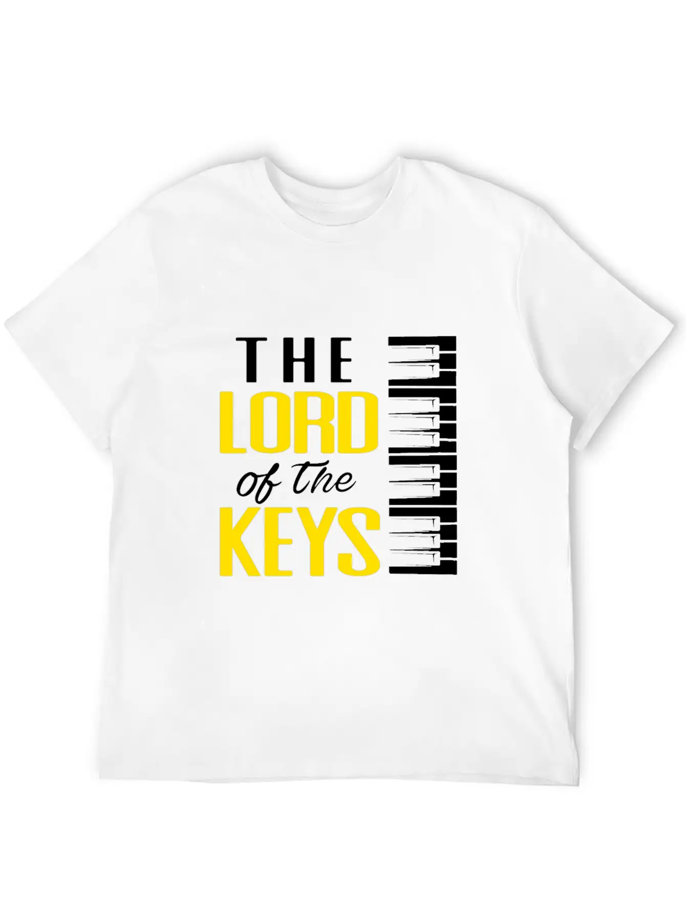 Piano Pianist Classical Music Instrument Composer Stylish Everyday T-Shirt – Unisex Basic Cotton Tee