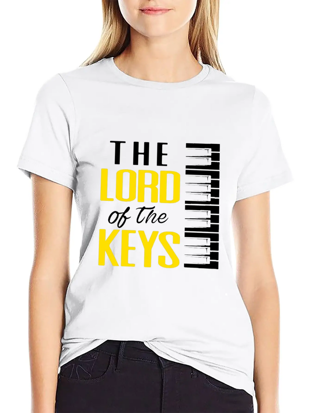 Piano Pianist Classical Music Instrument Composer Stylish Everyday T-Shirt – Unisex Basic Cotton Tee