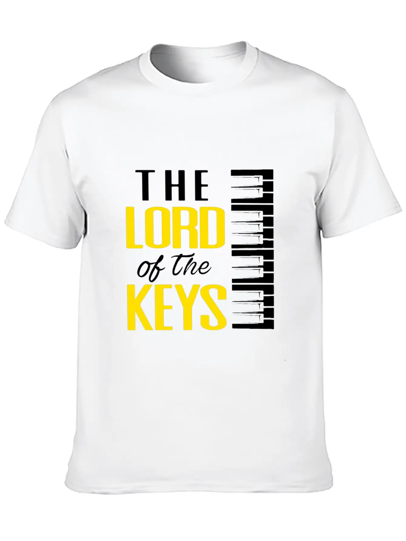 Piano Pianist Classical Music Instrument Composer Stylish Everyday T-Shirt – Unisex Basic Cotton Tee