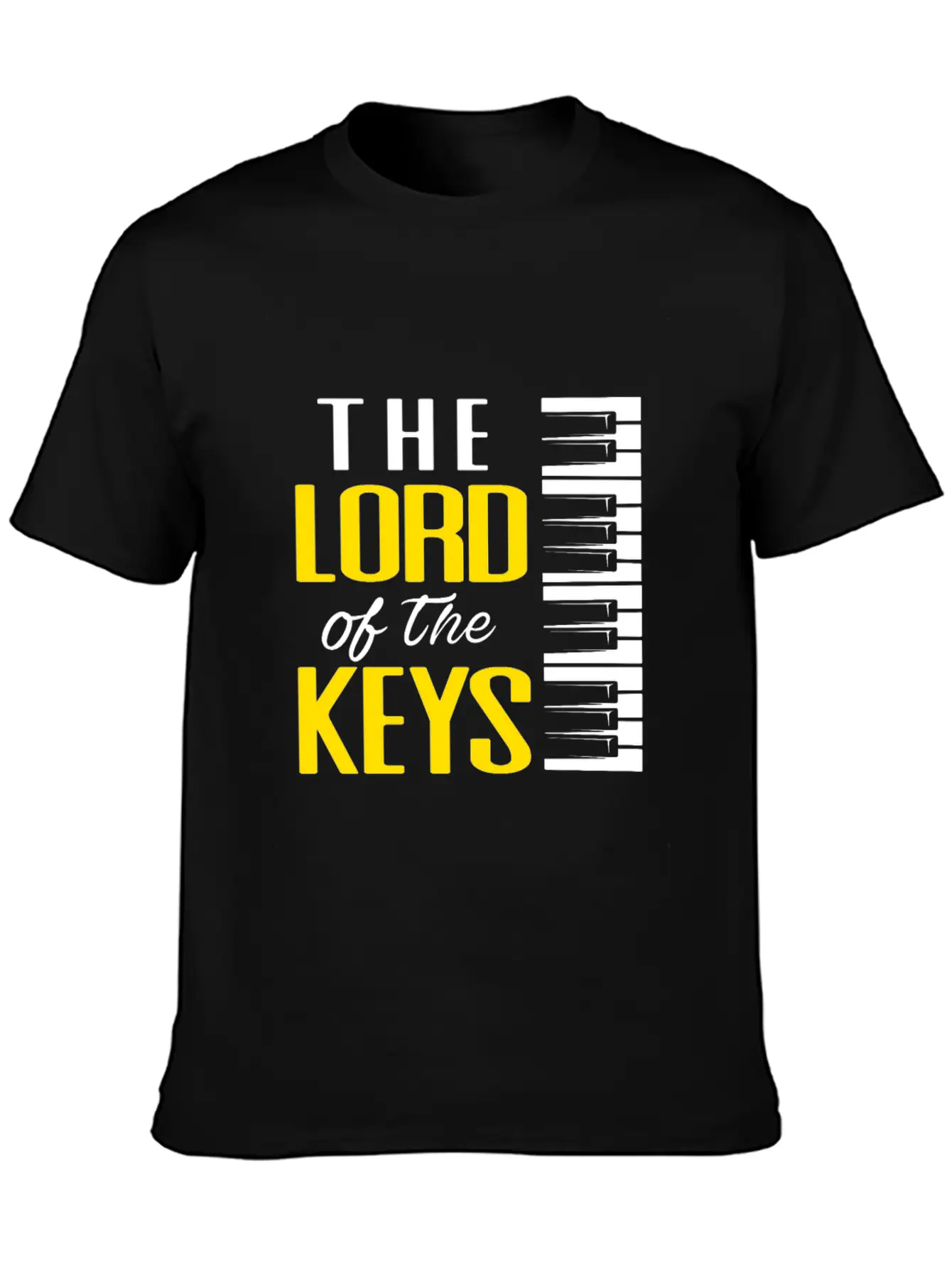 Piano Pianist Classical Music Instrument Composer Stylish Everyday T-Shirt – Unisex Basic Cotton Tee