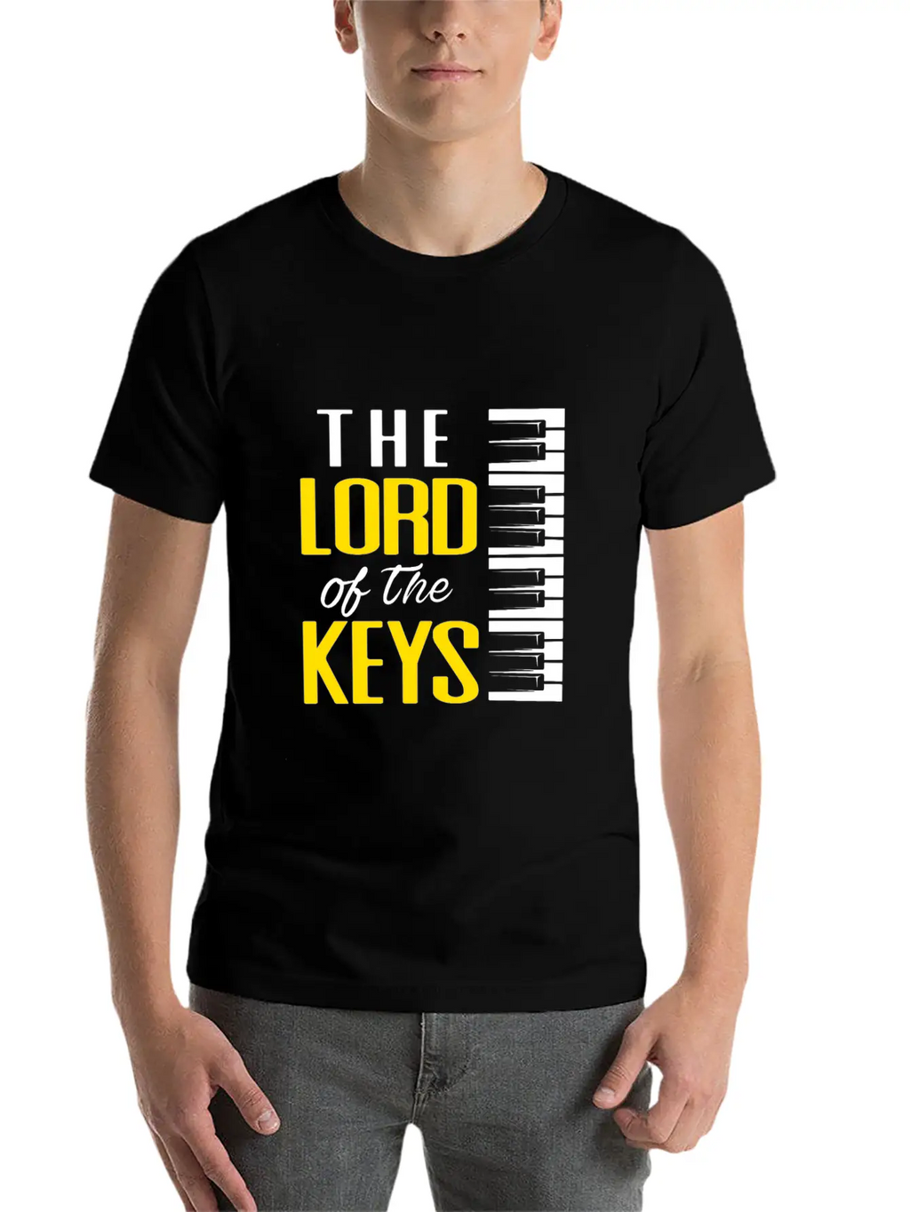 Piano Pianist Classical Music Instrument Composer Stylish Everyday T-Shirt – Unisex Basic Cotton Tee