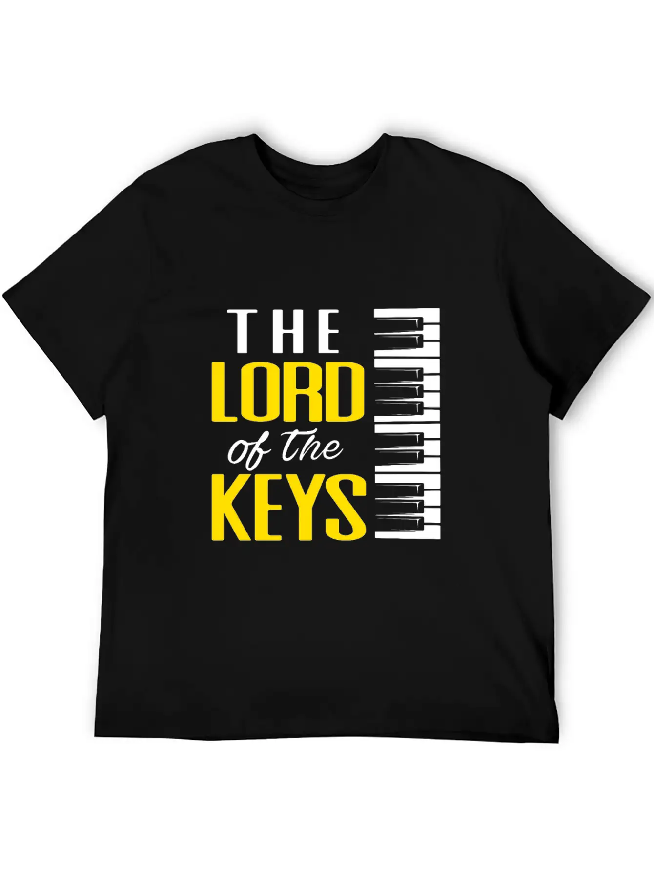 Piano Pianist Classical Music Instrument Composer Stylish Everyday T-Shirt – Unisex Basic Cotton Tee