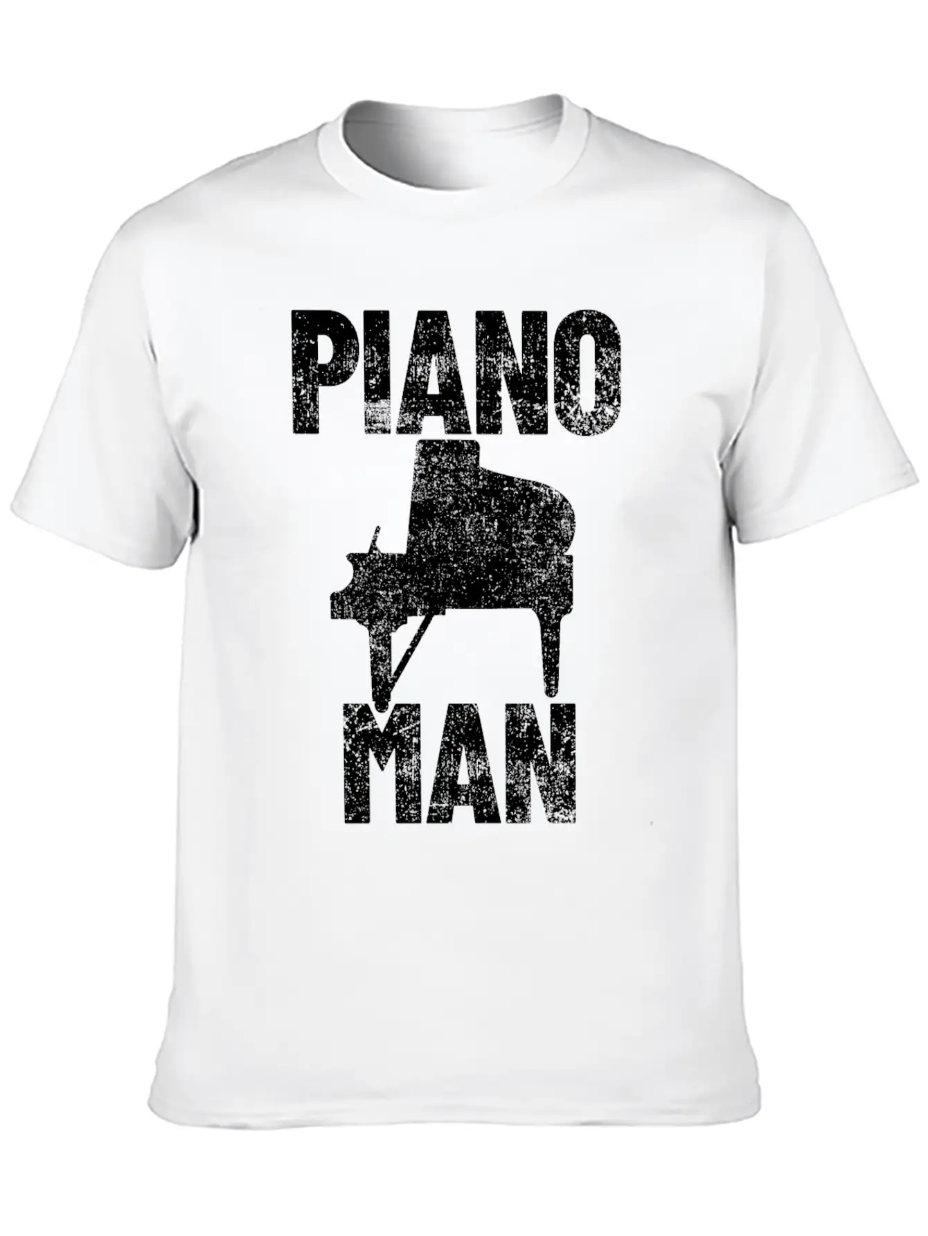 Piano Pianist Relaxed Everyday Tee – Lightweight And Durable Cotton