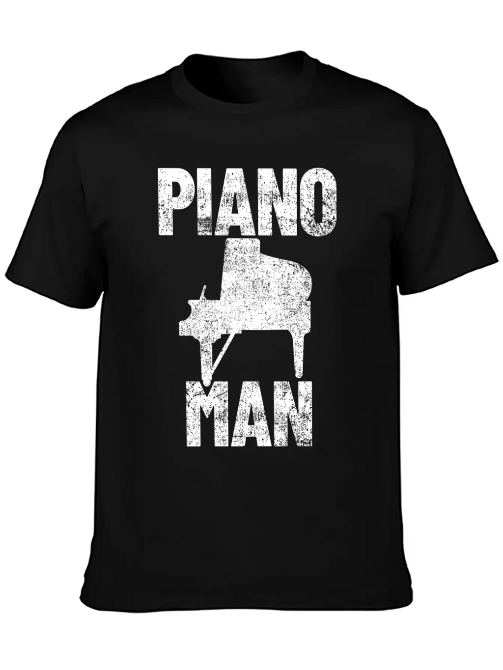 Piano Pianist Relaxed Everyday Tee – Lightweight And Durable Cotton