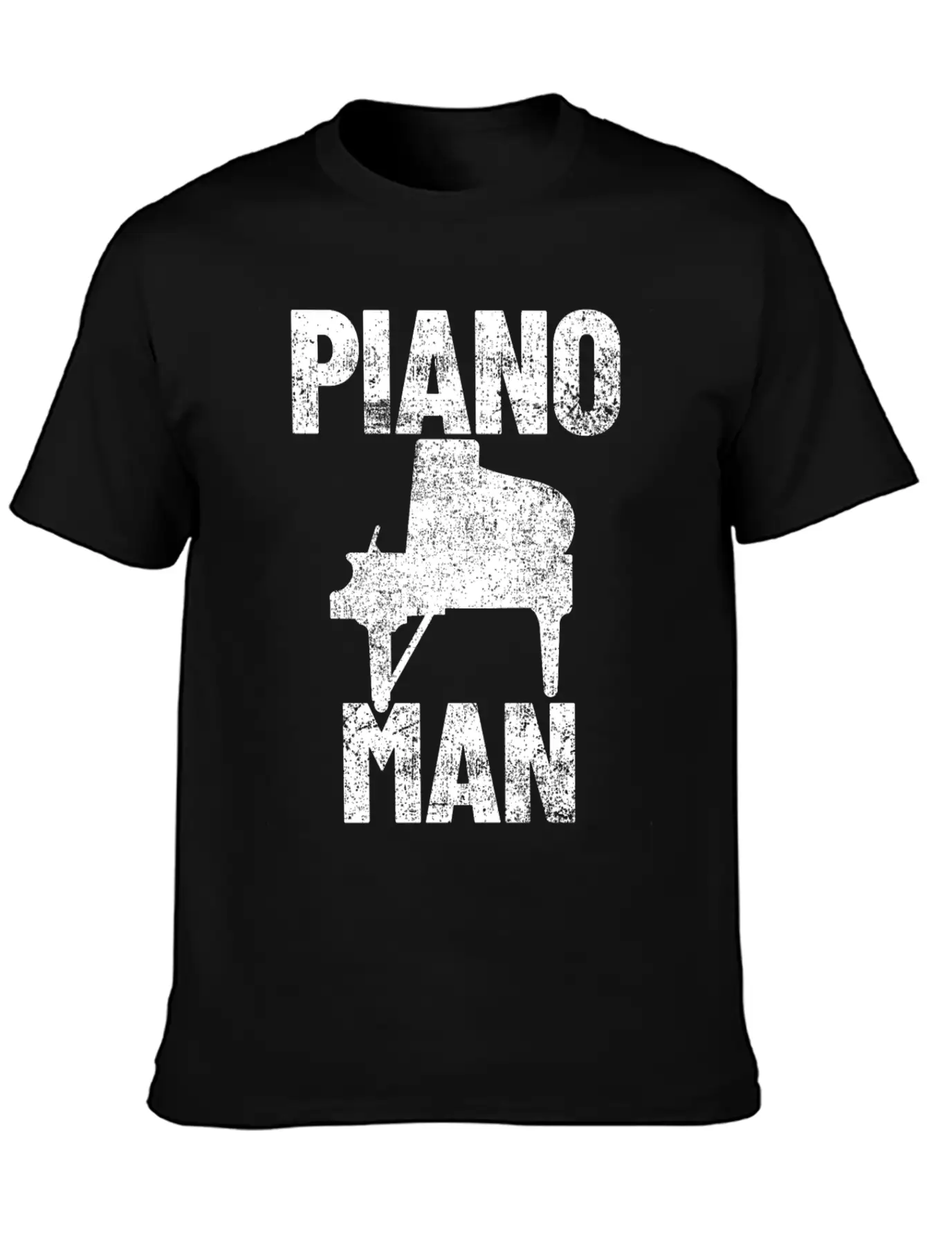Piano Pianist Relaxed Everyday Tee – Lightweight And Durable Cotton