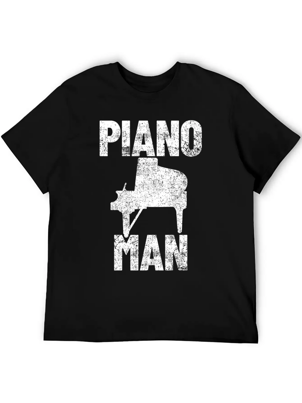 Piano Pianist Relaxed Everyday Tee – Lightweight And Durable Cotton