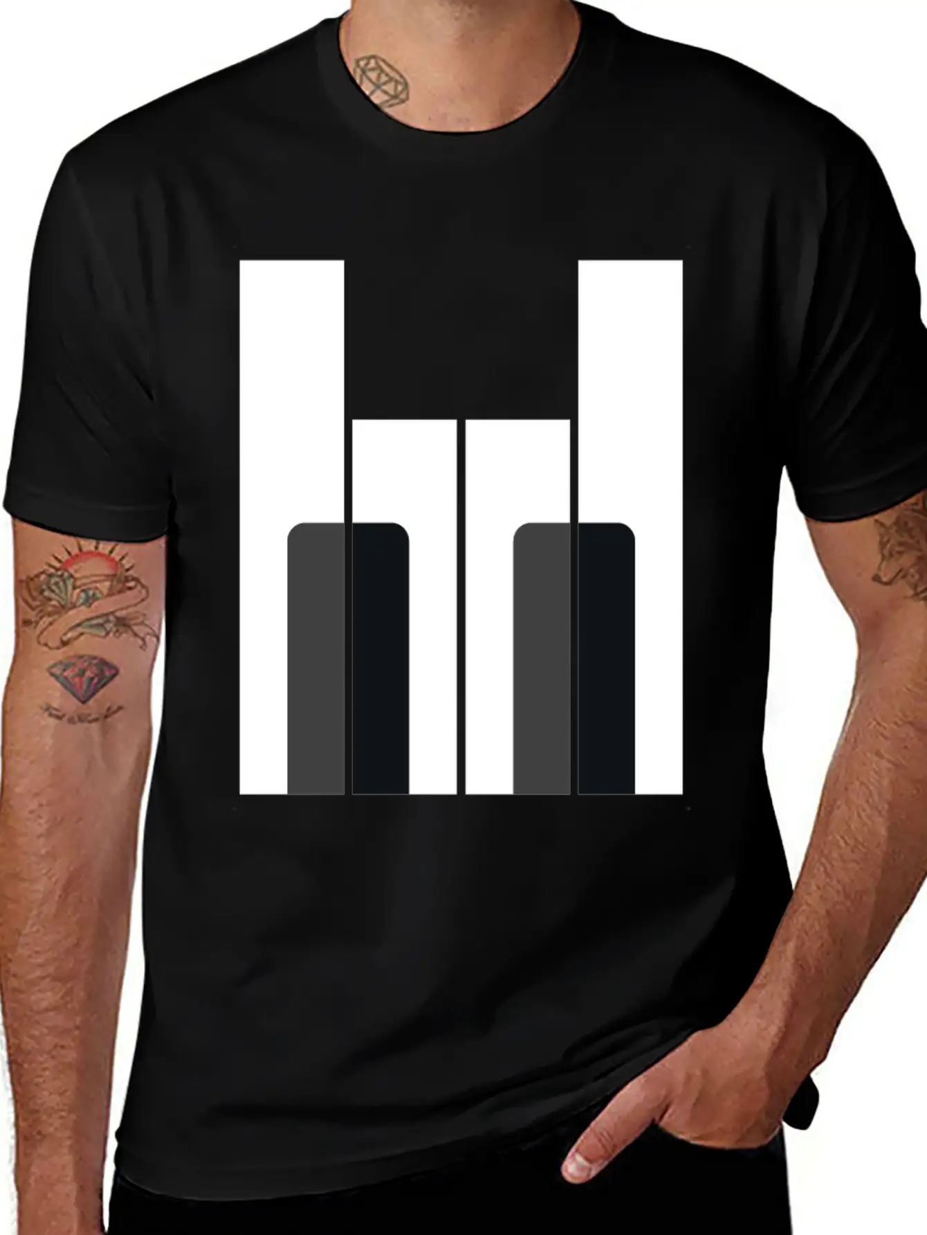 Piano Rock - Pianist Hard Rock Metal Music Gift Breathable Soft Cotton T-Shirt – Timeless Casual Look