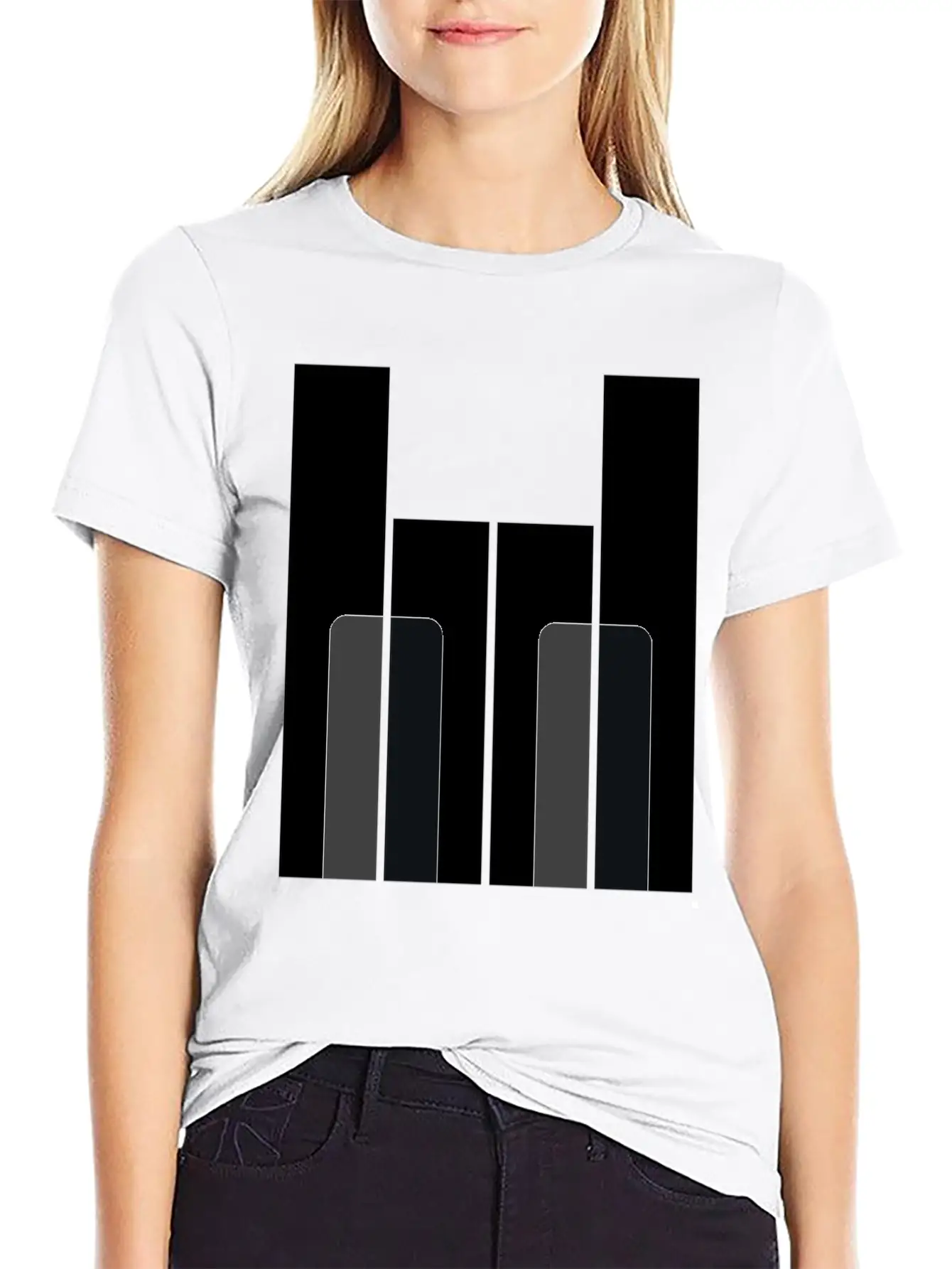 Piano Rock - Pianist Hard Rock Metal Music Gift Breathable Soft Cotton T-Shirt – Timeless Casual Look