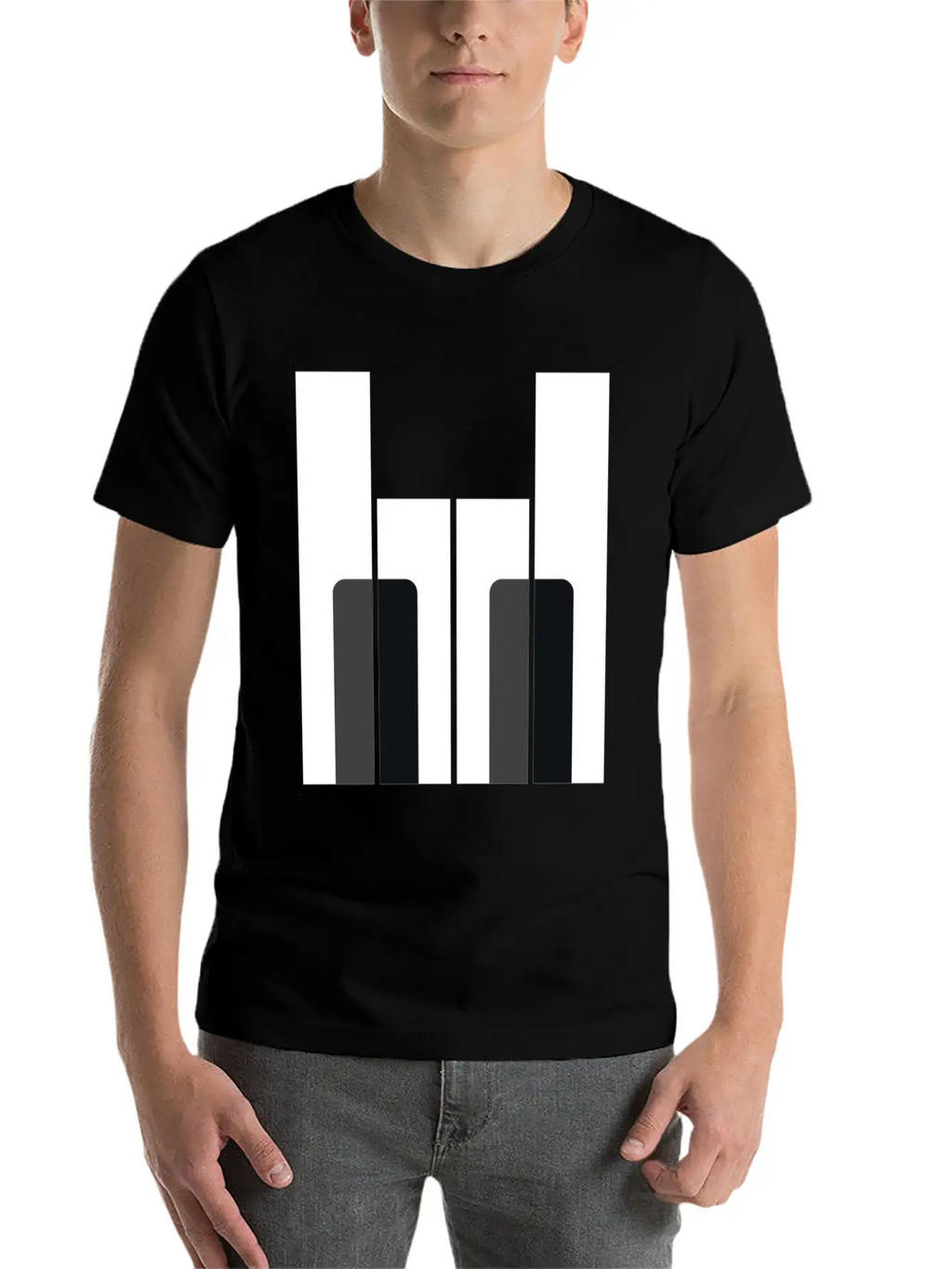 Piano Rock - Pianist Hard Rock Metal Music Gift Breathable Soft Cotton T-Shirt – Timeless Casual Look