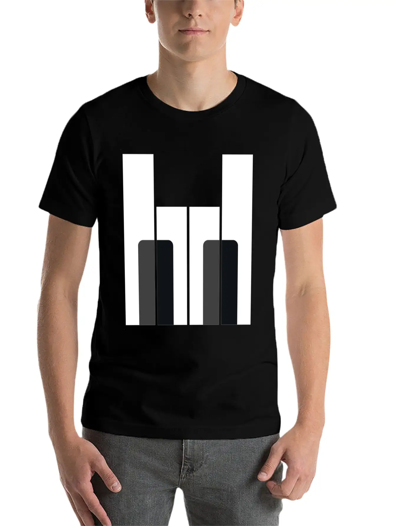 Piano Rock - Pianist Hard Rock Metal Music Gift Breathable Soft Cotton T-Shirt – Timeless Casual Look