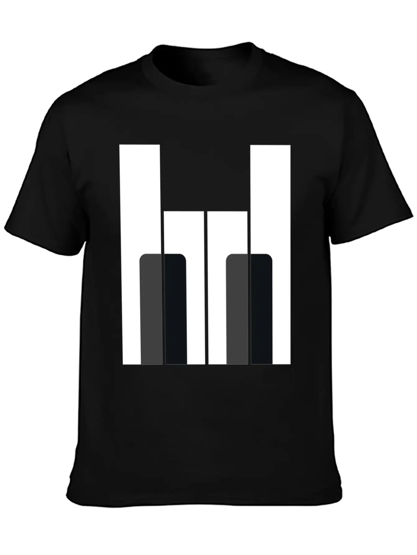 Piano Rock - Pianist Hard Rock Metal Music Gift Breathable Soft Cotton T-Shirt – Timeless Casual Look