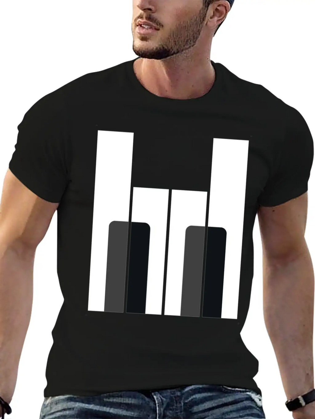 Piano Rock - Pianist Hard Rock Metal Music Gift Breathable Soft Cotton T-Shirt – Timeless Casual Look