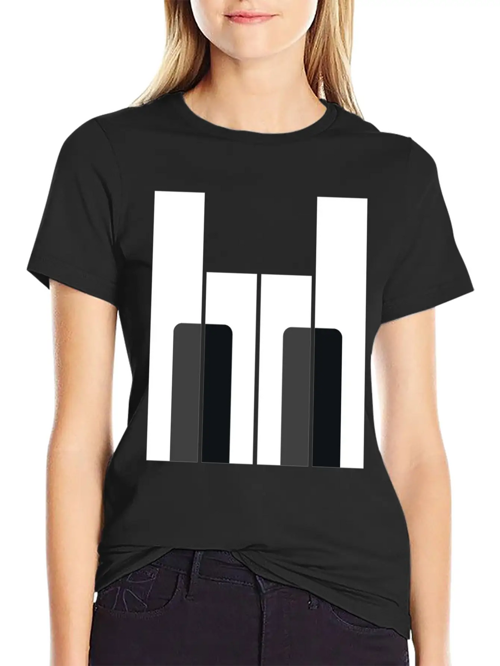Piano Rock - Pianist Hard Rock Metal Music Gift Breathable Soft Cotton T-Shirt – Timeless Casual Look