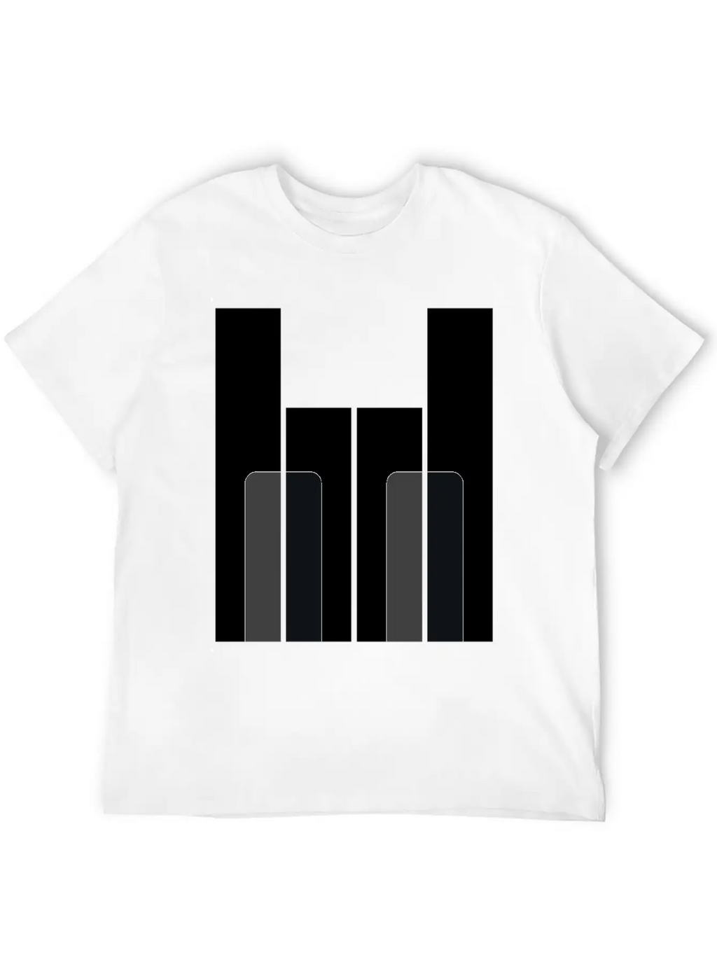 Piano Rock - Pianist Hard Rock Metal Music Gift Breathable Soft Cotton T-Shirt – Timeless Casual Look