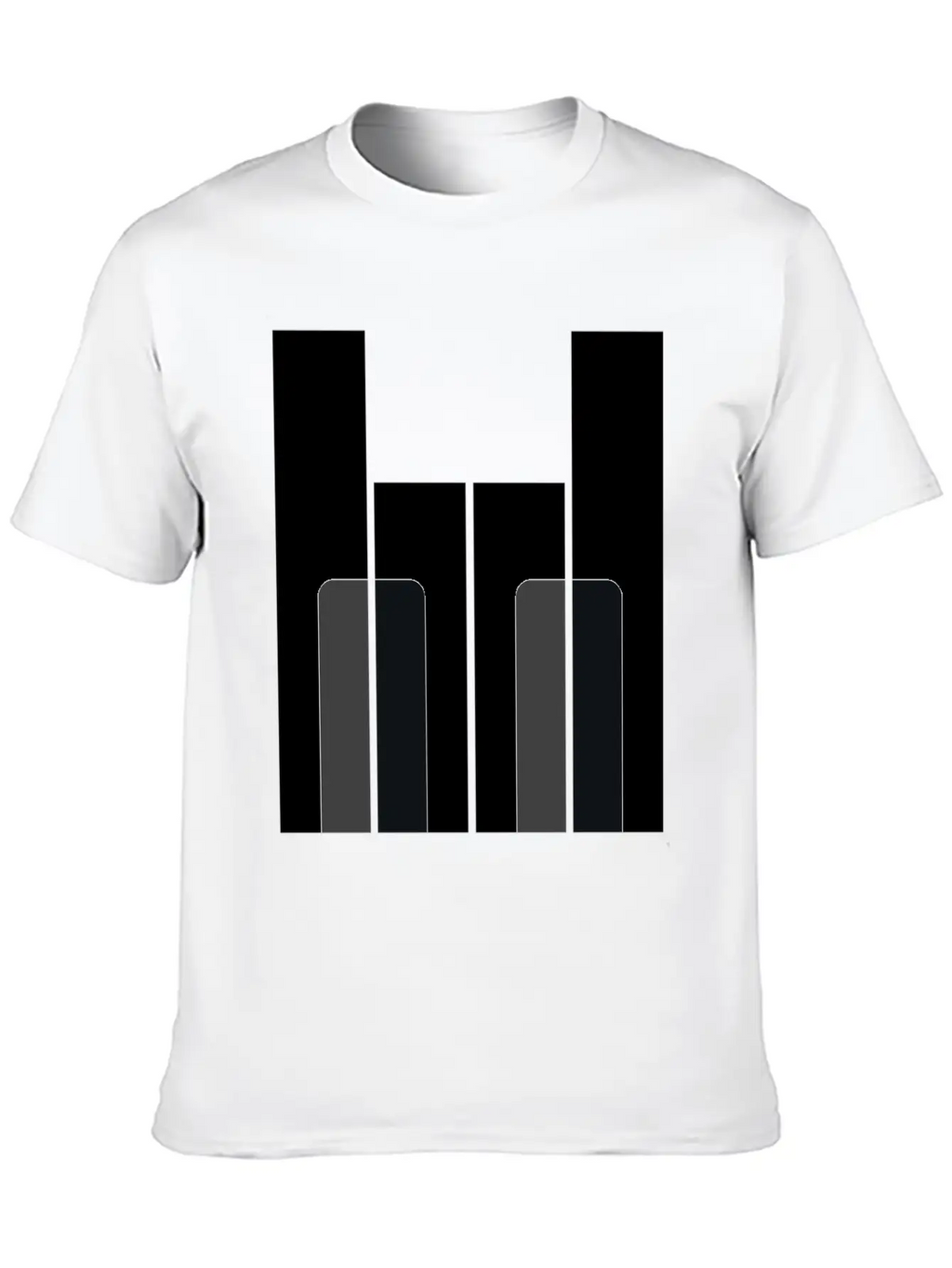 Piano Rock - Pianist Hard Rock Metal Music Gift Breathable Soft Cotton T-Shirt – Timeless Casual Look