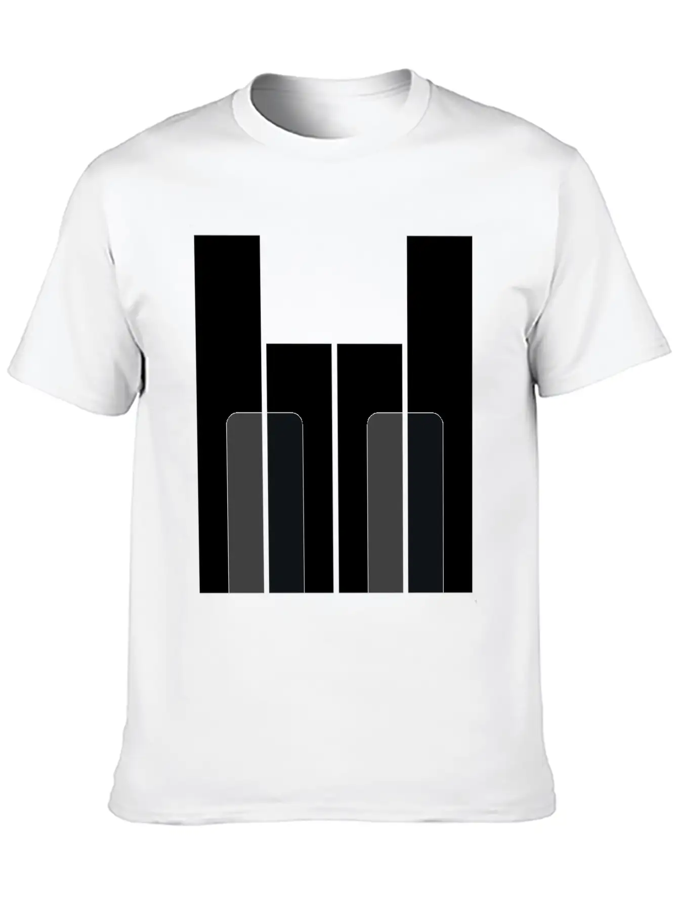 Piano Rock - Pianist Hard Rock Metal Music Gift Breathable Soft Cotton T-Shirt – Timeless Casual Look