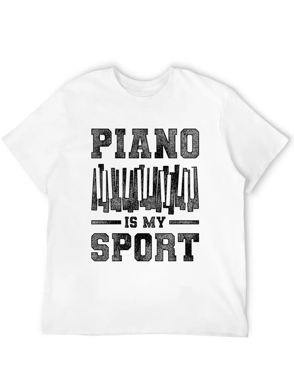 Piano Sport Basic Graphic T-Shirt – Daily Comfort In Soft Cotton