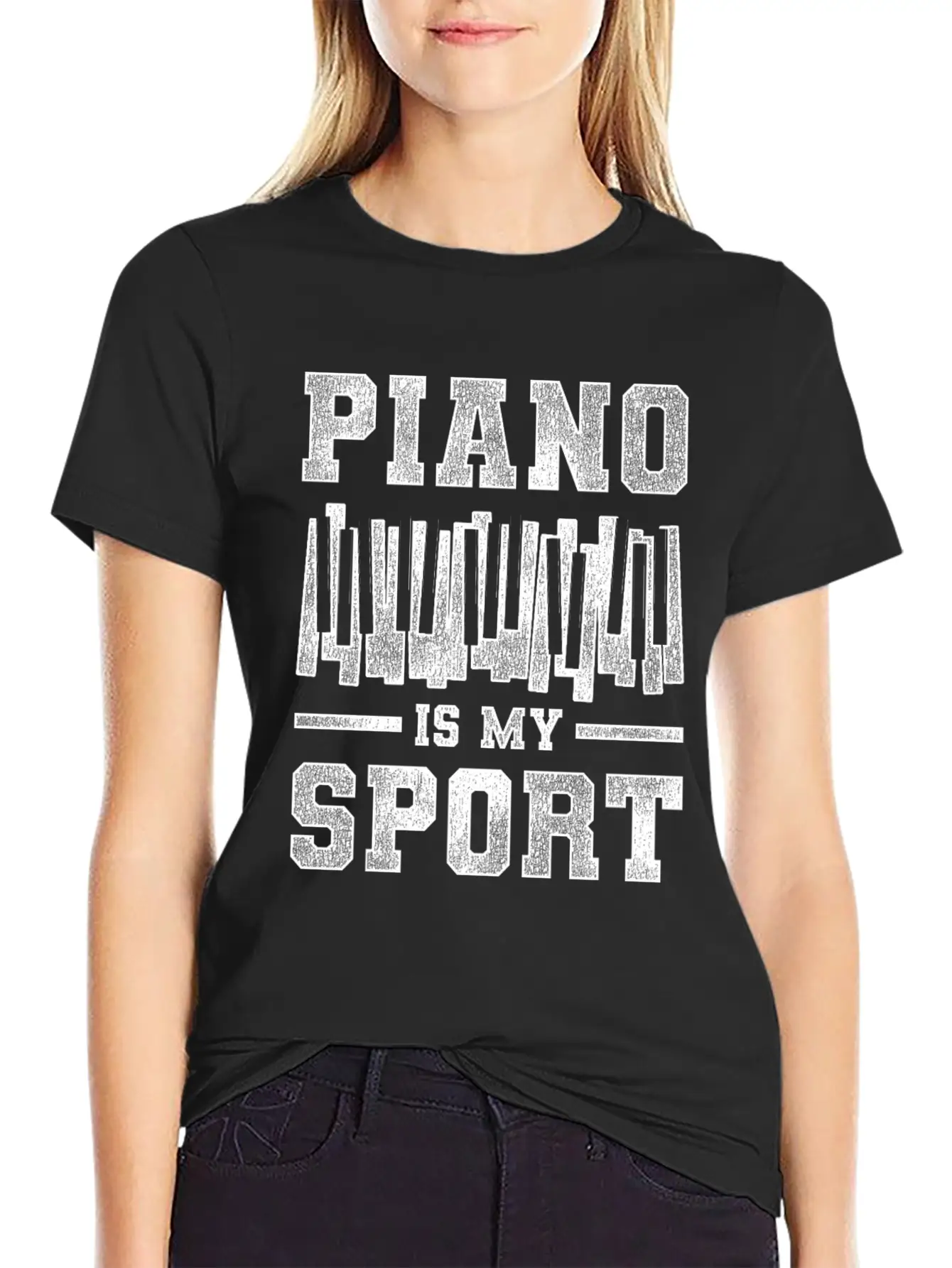 Piano Sport Basic Graphic T-Shirt – Daily Comfort In Soft Cotton