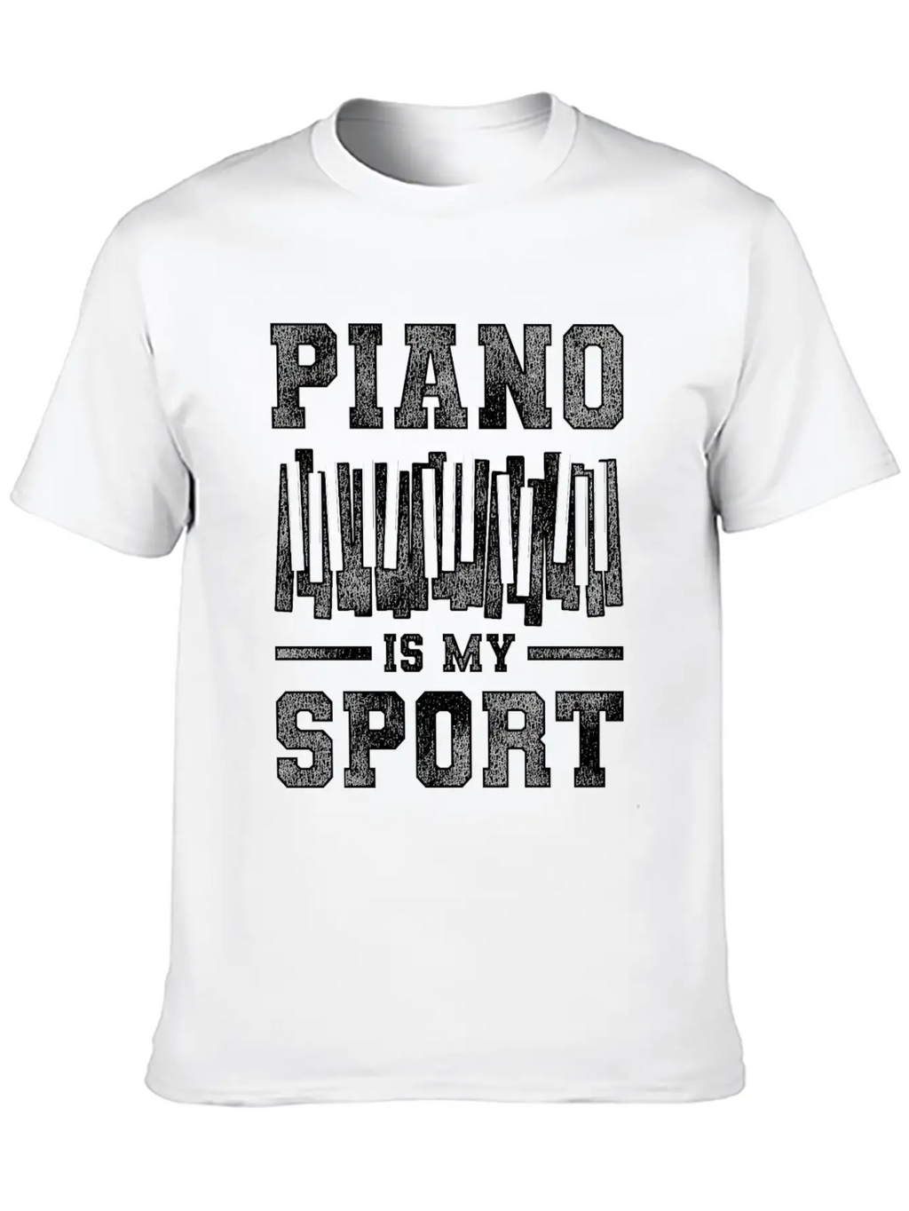 Piano Sport Basic Graphic T-Shirt – Daily Comfort In Soft Cotton