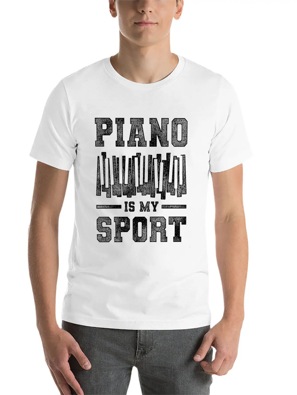 Piano Sport Basic Graphic T-Shirt – Daily Comfort In Soft Cotton