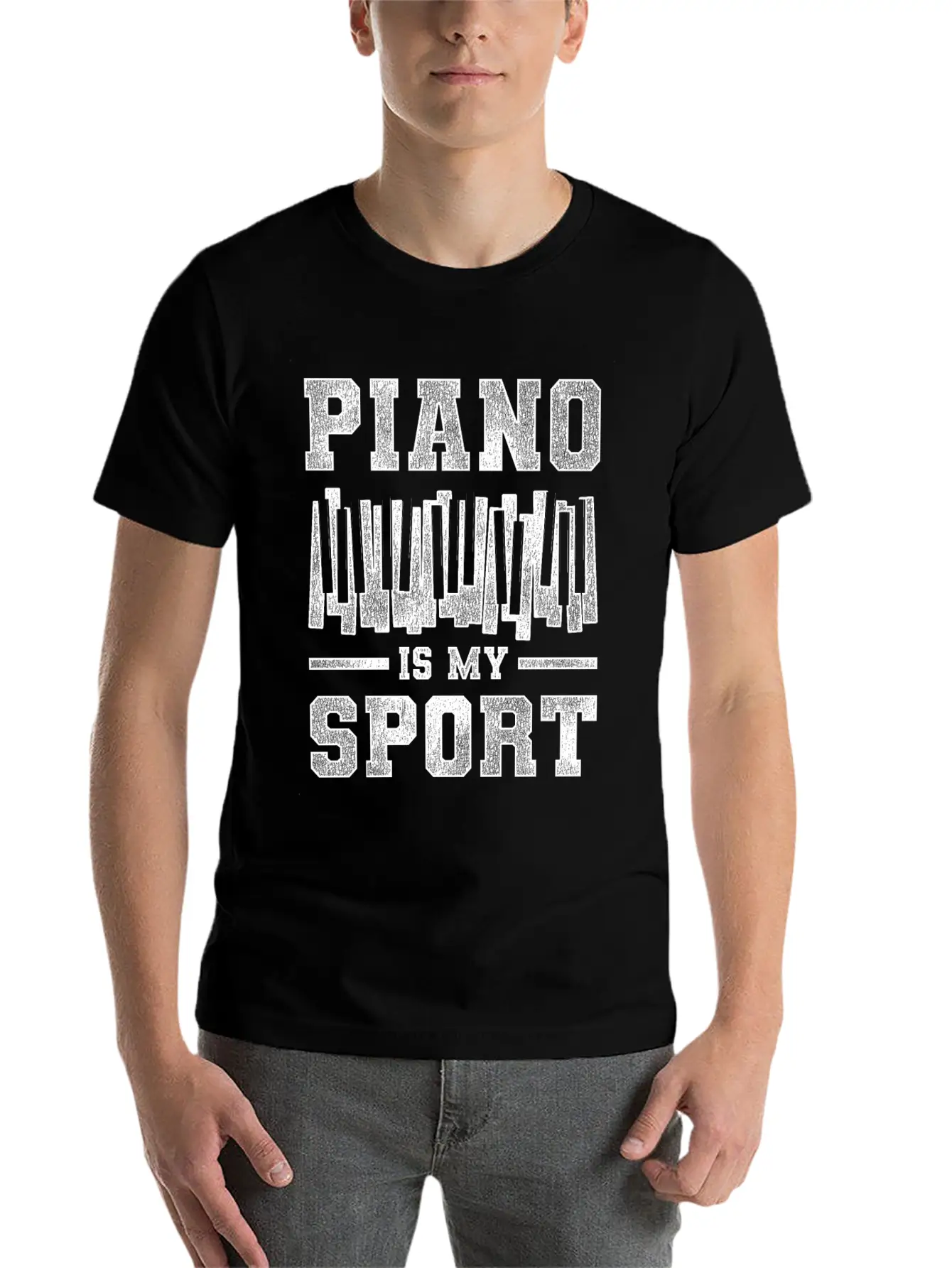 Piano Sport Basic Graphic T-Shirt – Daily Comfort In Soft Cotton