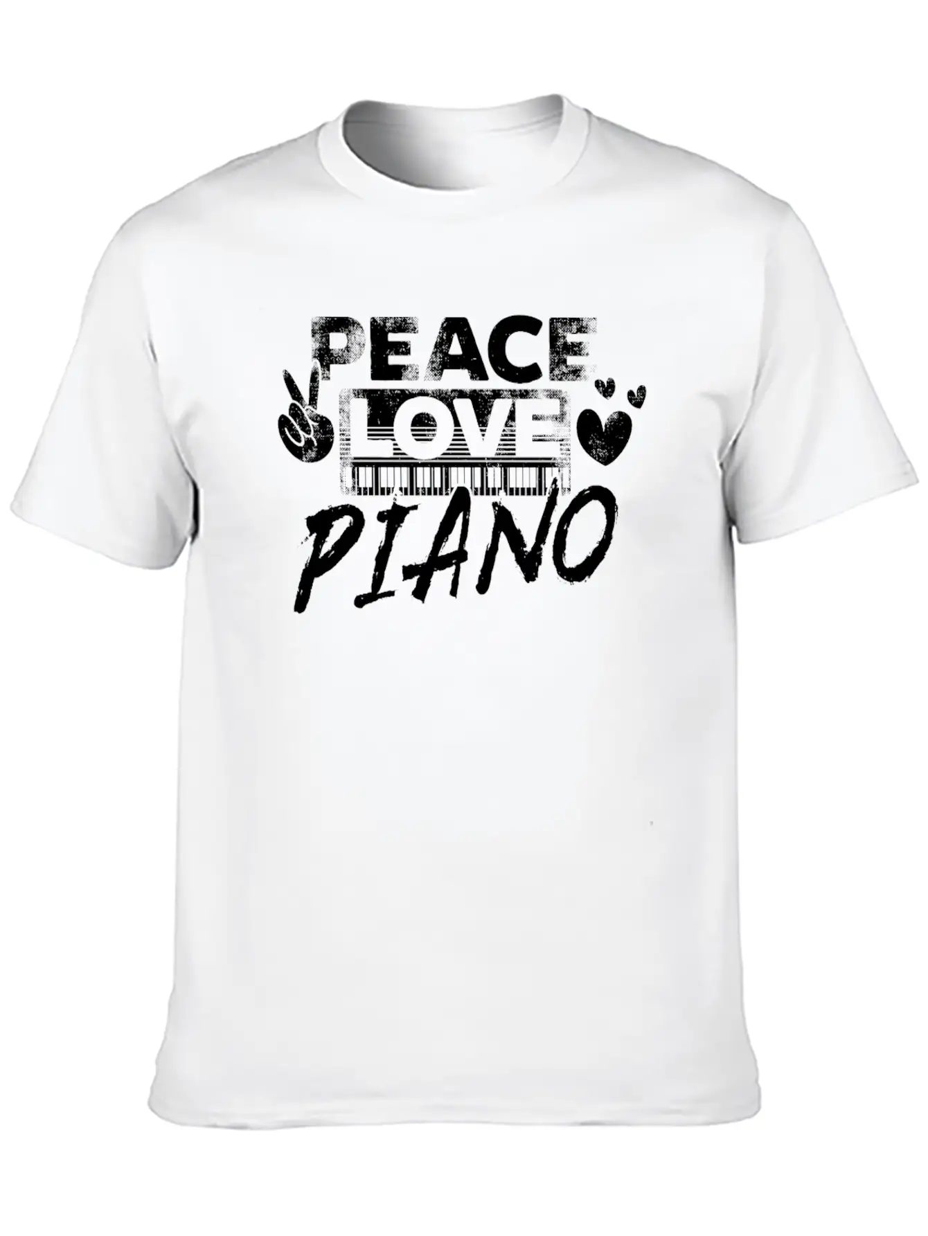Piano Teacher Pianist Keyboard Breathable Graphic T-Shirt – Perfect For Casual Days