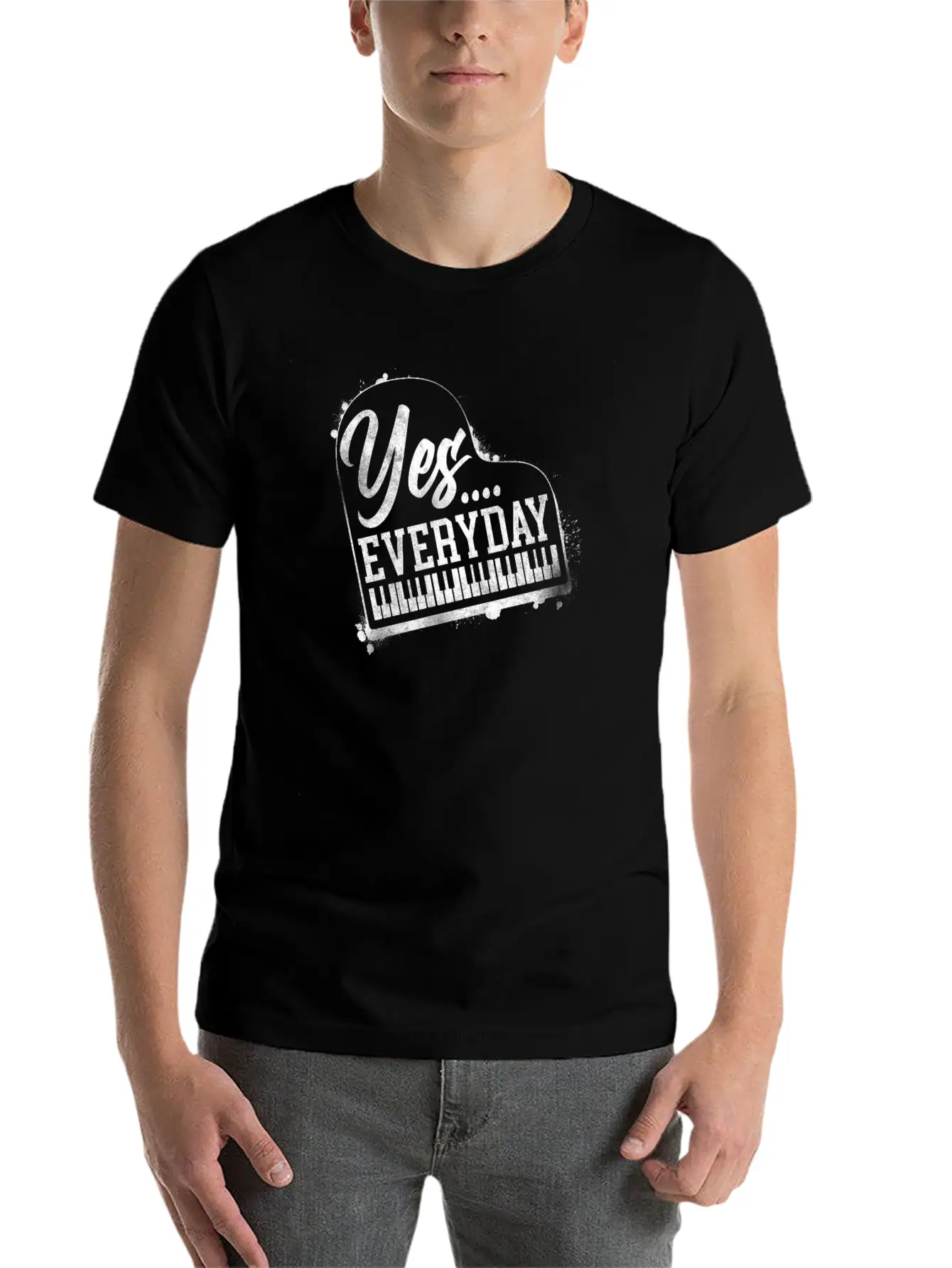 Piano Teacher Pianist Keyboard Yes Classic Cotton Tee – Unisex Comfort For Any Season