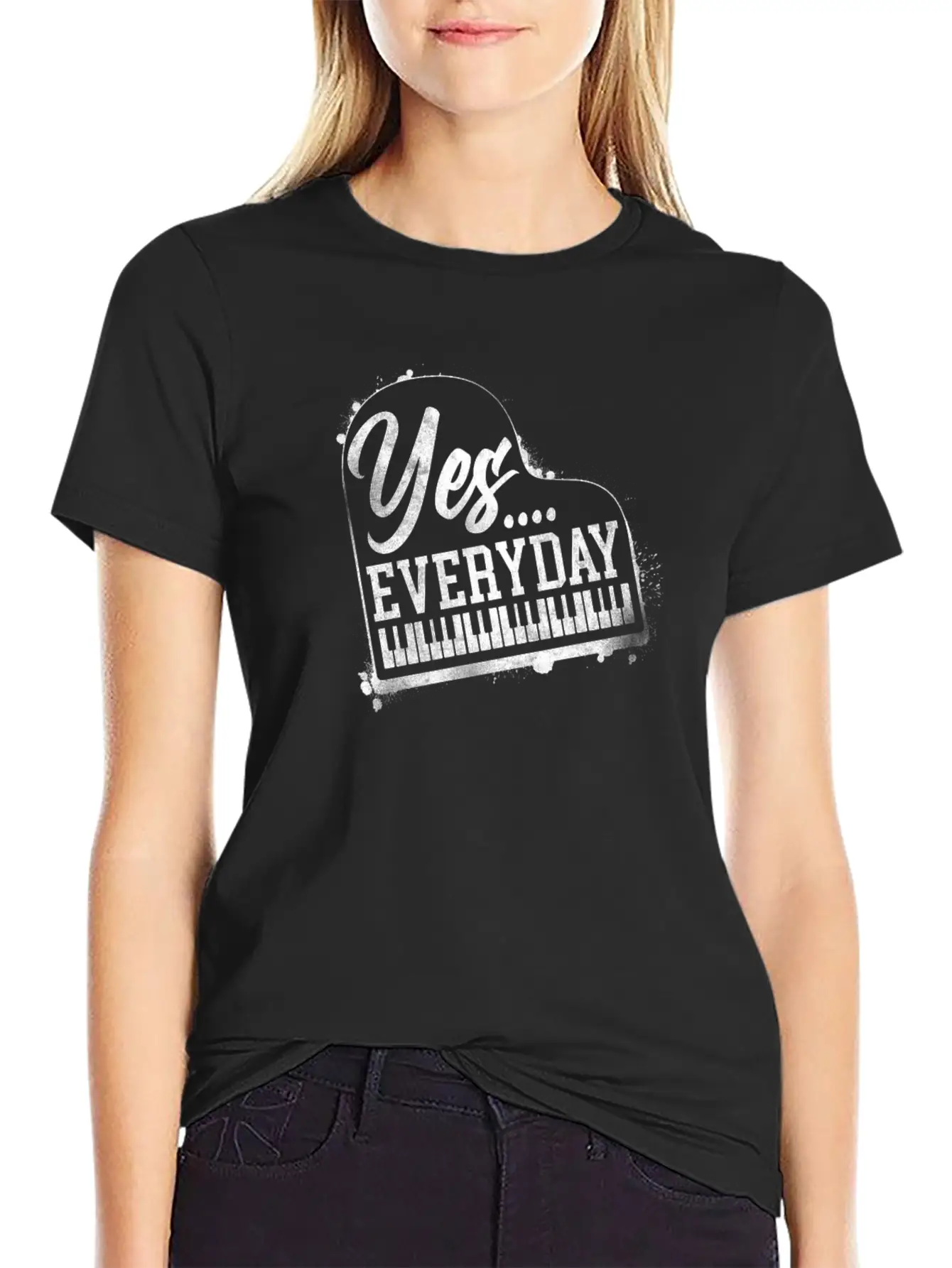 Piano Teacher Pianist Keyboard Yes Classic Cotton Tee – Unisex Comfort For Any Season