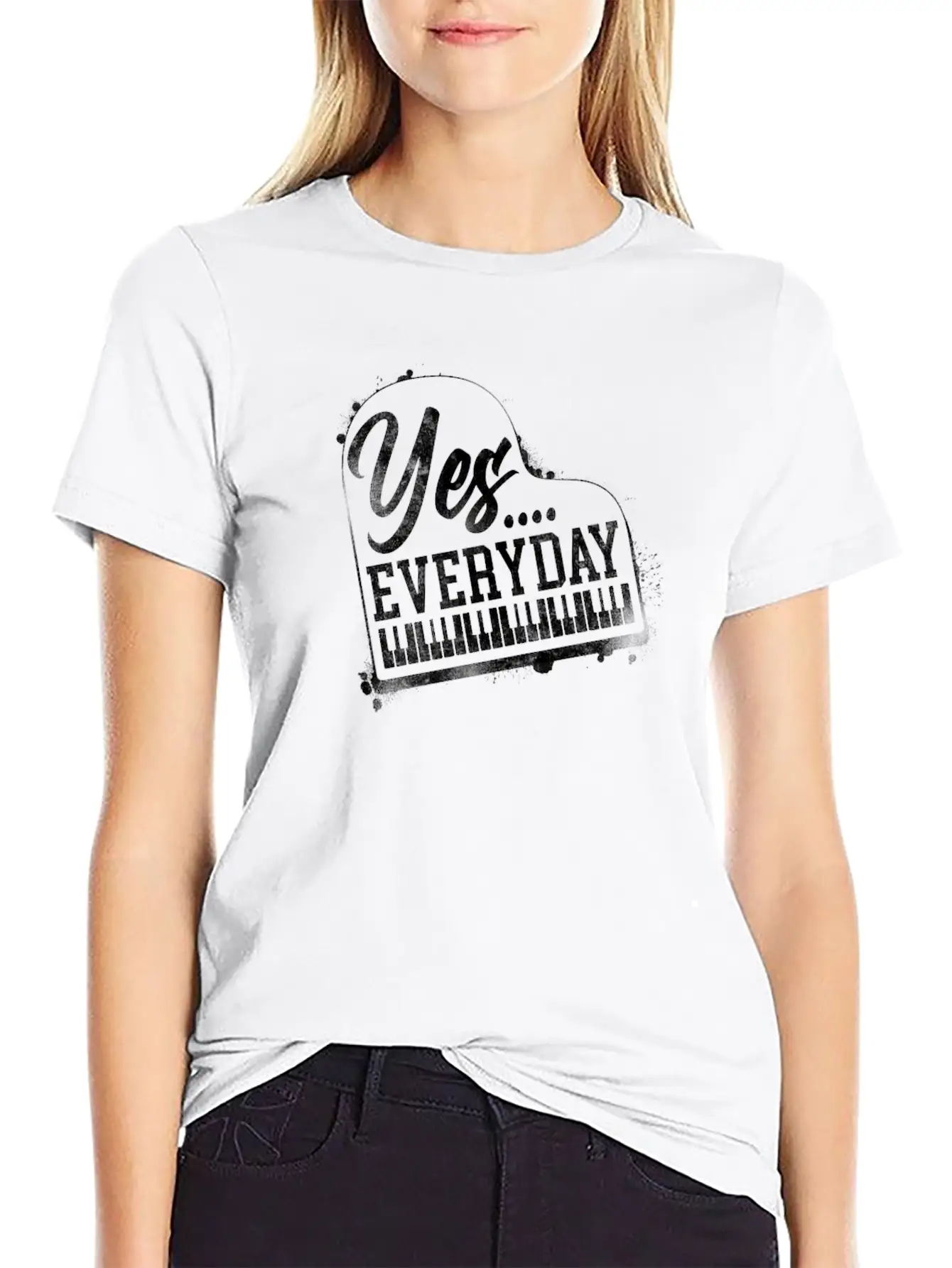 Piano Teacher Pianist Keyboard Yes Classic Cotton Tee – Unisex Comfort For Any Season