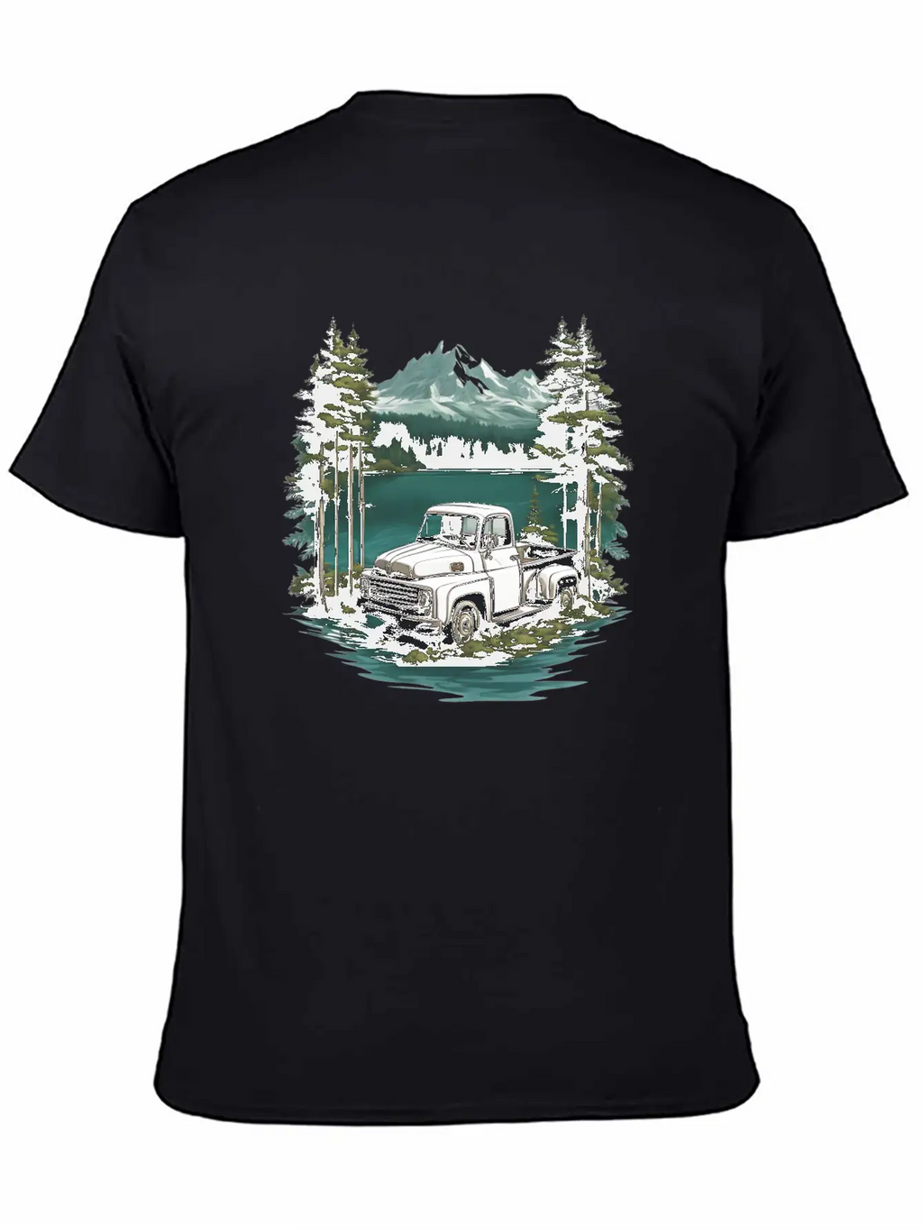 Pickup Truck Essential Cotton Tee For Daily Outfits – Unisex Style