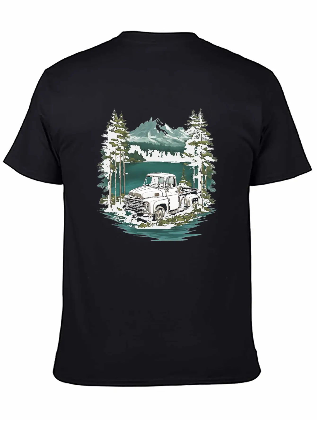 Pickup Truck Essential Cotton Tee For Daily Outfits – Unisex Style